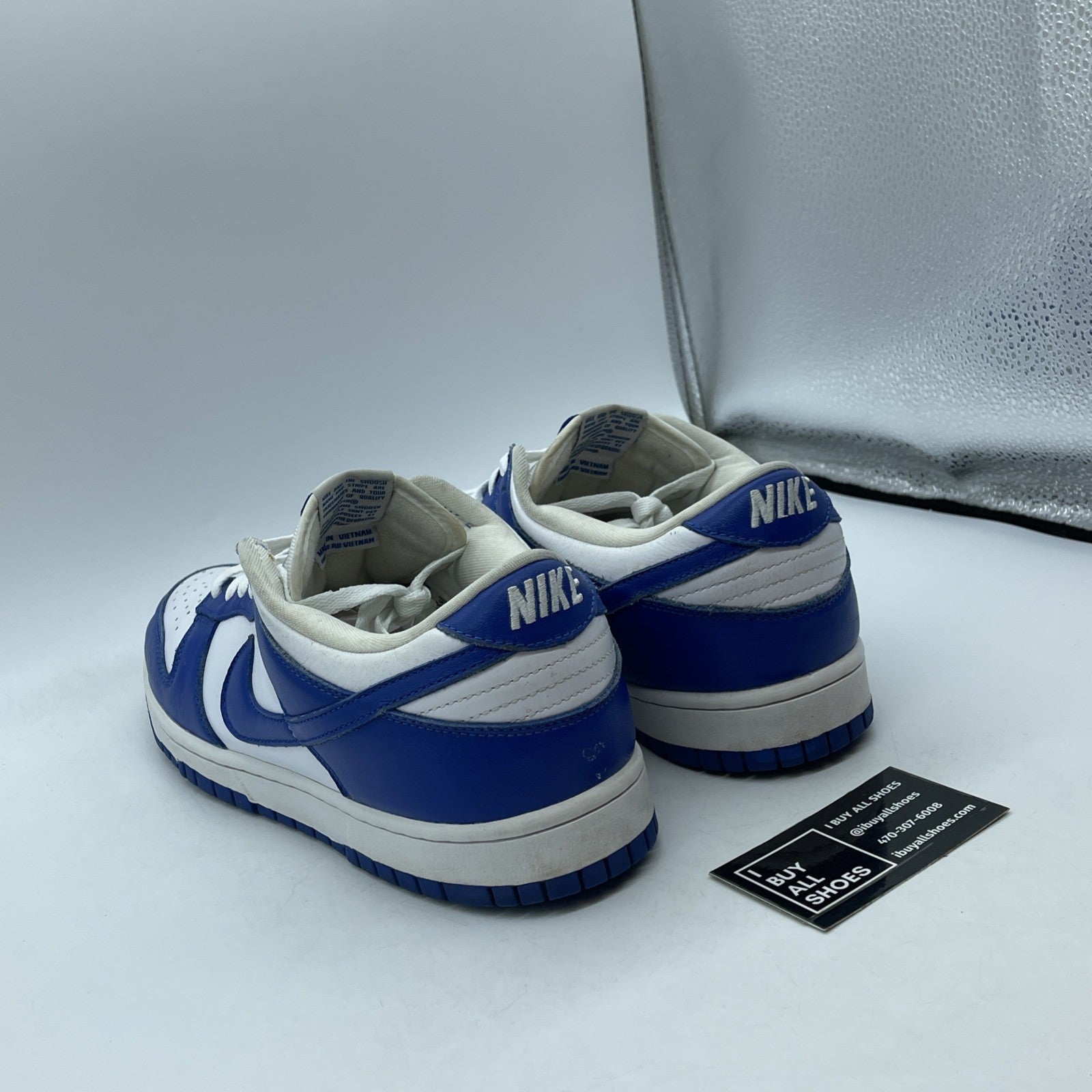 Size 12 - Nike Dunk Low Retro SP Kentucky 2020 Blue White Leather (CU1726-100)
