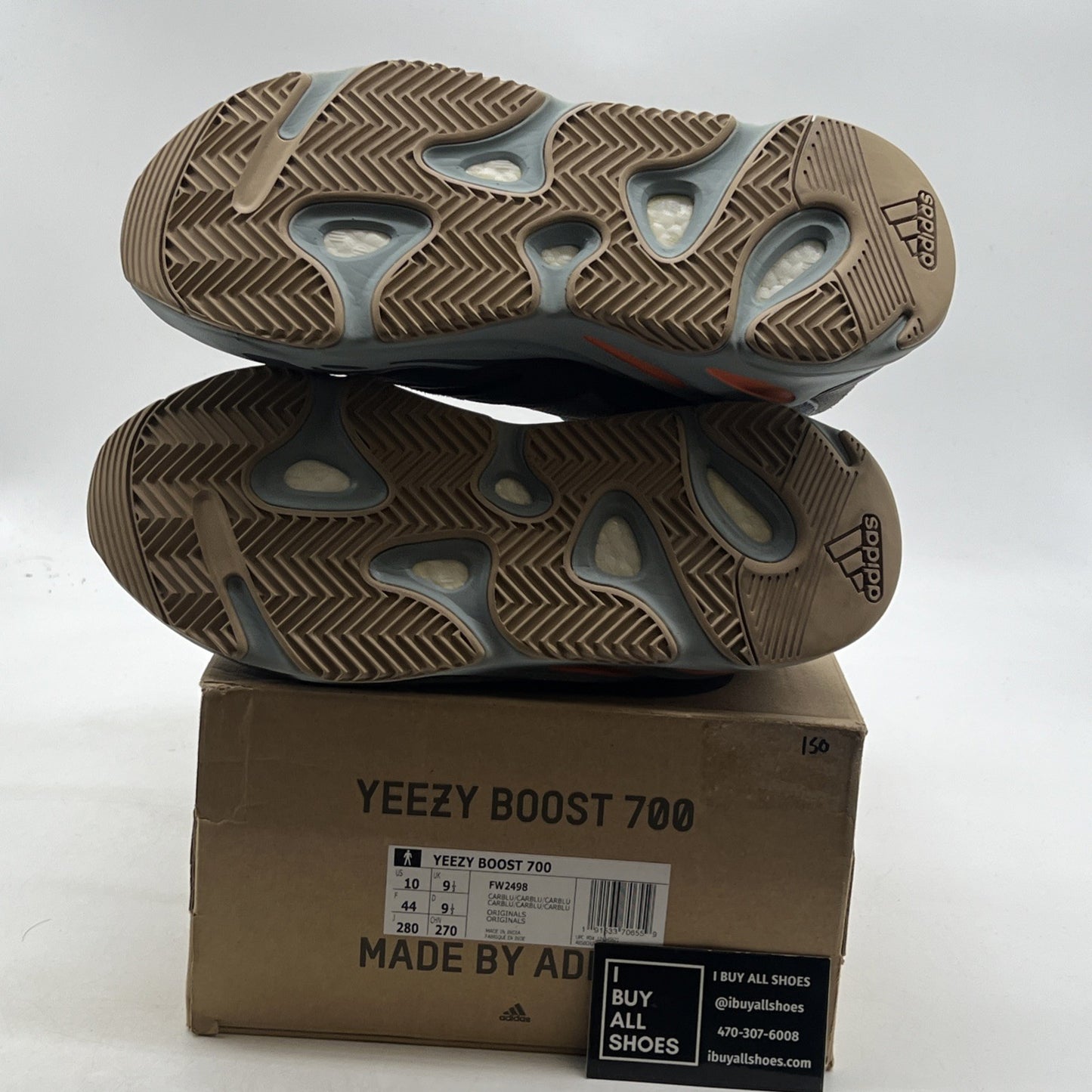 Size 10 - adidas Yeezy Boost 700 Carbon Blue (FW2498)