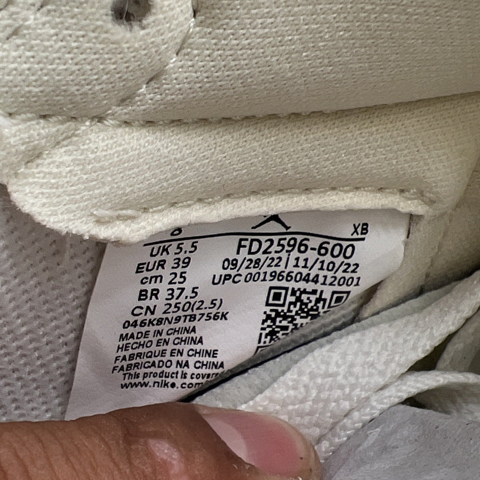 Size 8 - Air Jordan 1 Retro OG High Washed Pink W (FD2596-600)