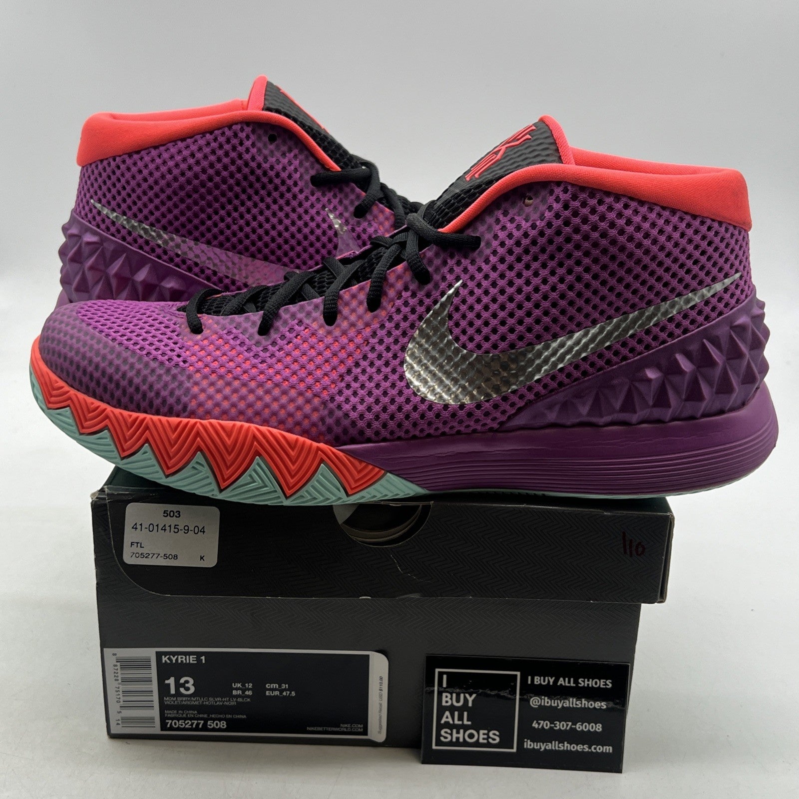 Size 13 - Nike Kyrie 1 Easter - (705277-508)