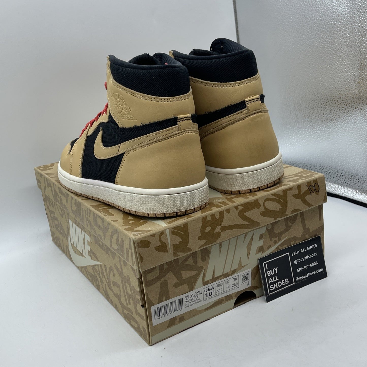 Size 10.5 - Jordan 1 Retro High OG Heirloom 2022 Suede Leather (555088-202)