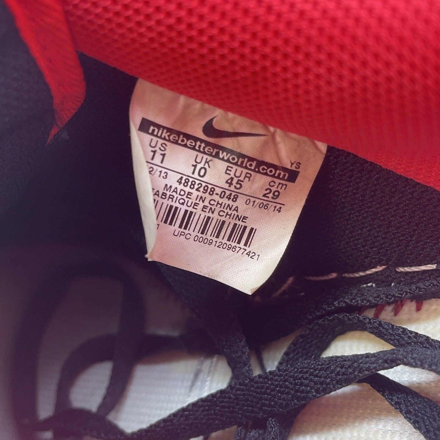 Size 11 - Nike Air Force 1 Yeezy Pink Black Suede (488298-048)
