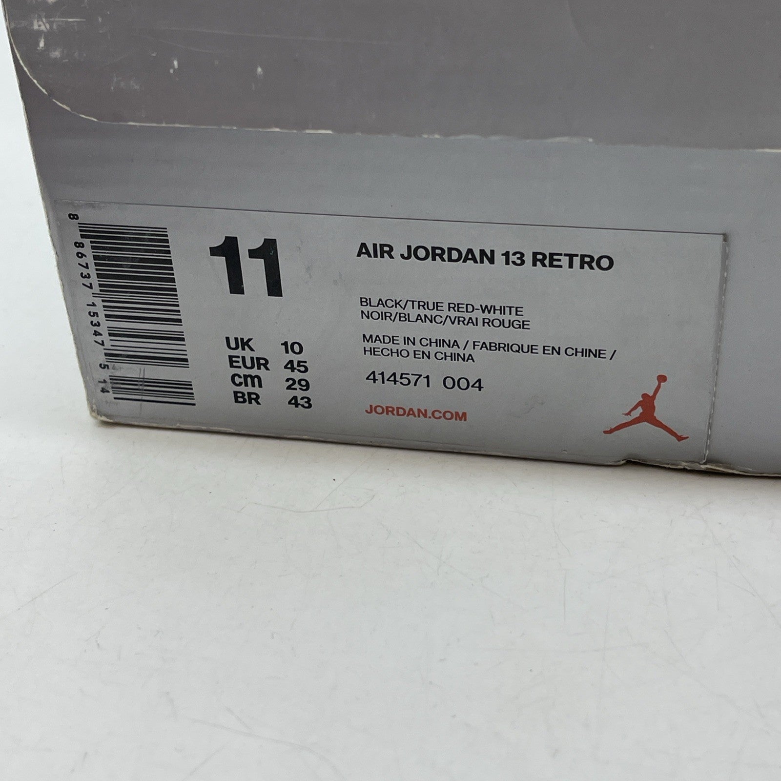 Size 11 - Air Jordan 13 Retro Bred 2017 (414571-004)