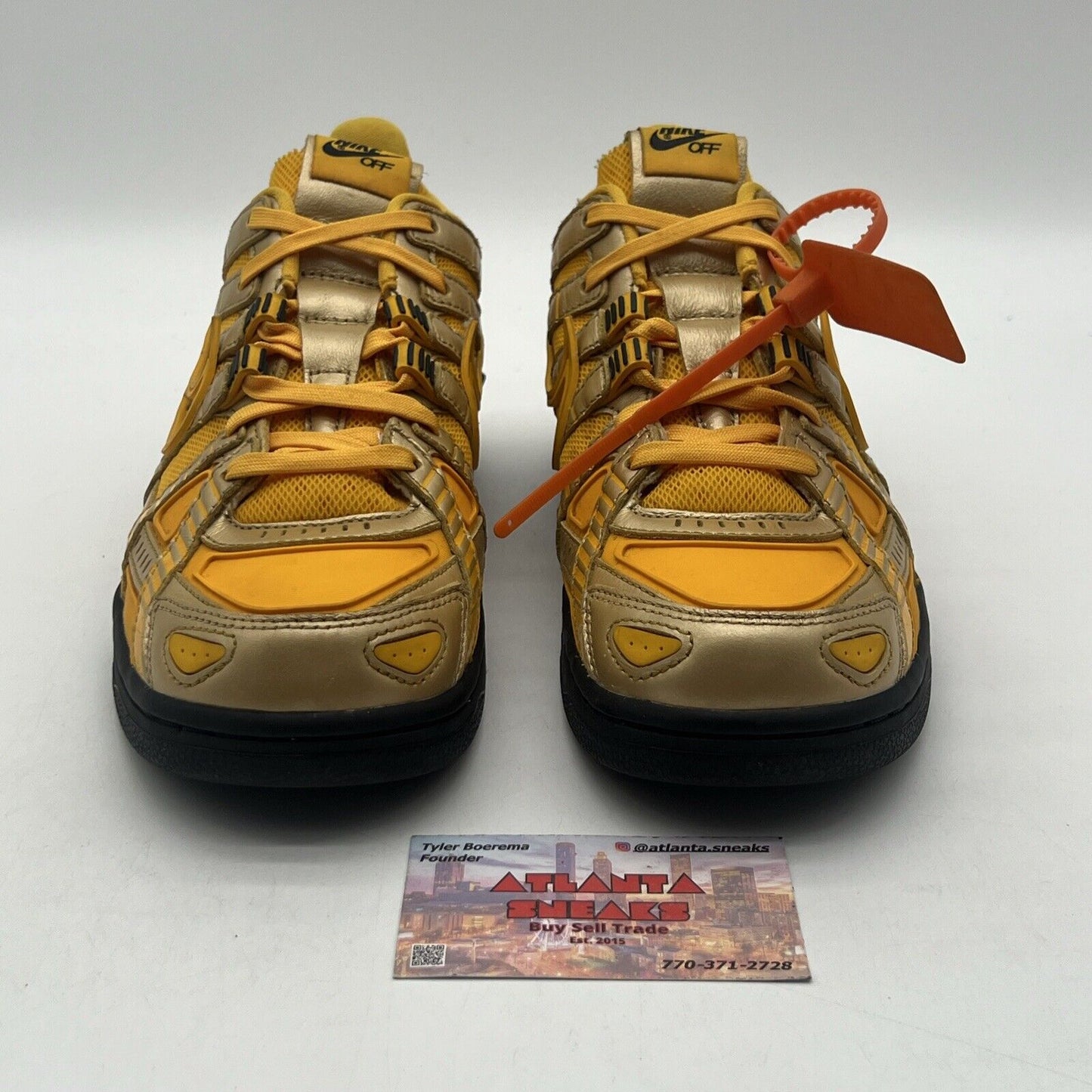 Size 8 - Nike Off-White x Air Rubber Dunk University Gold Yellow (CU6015-700)