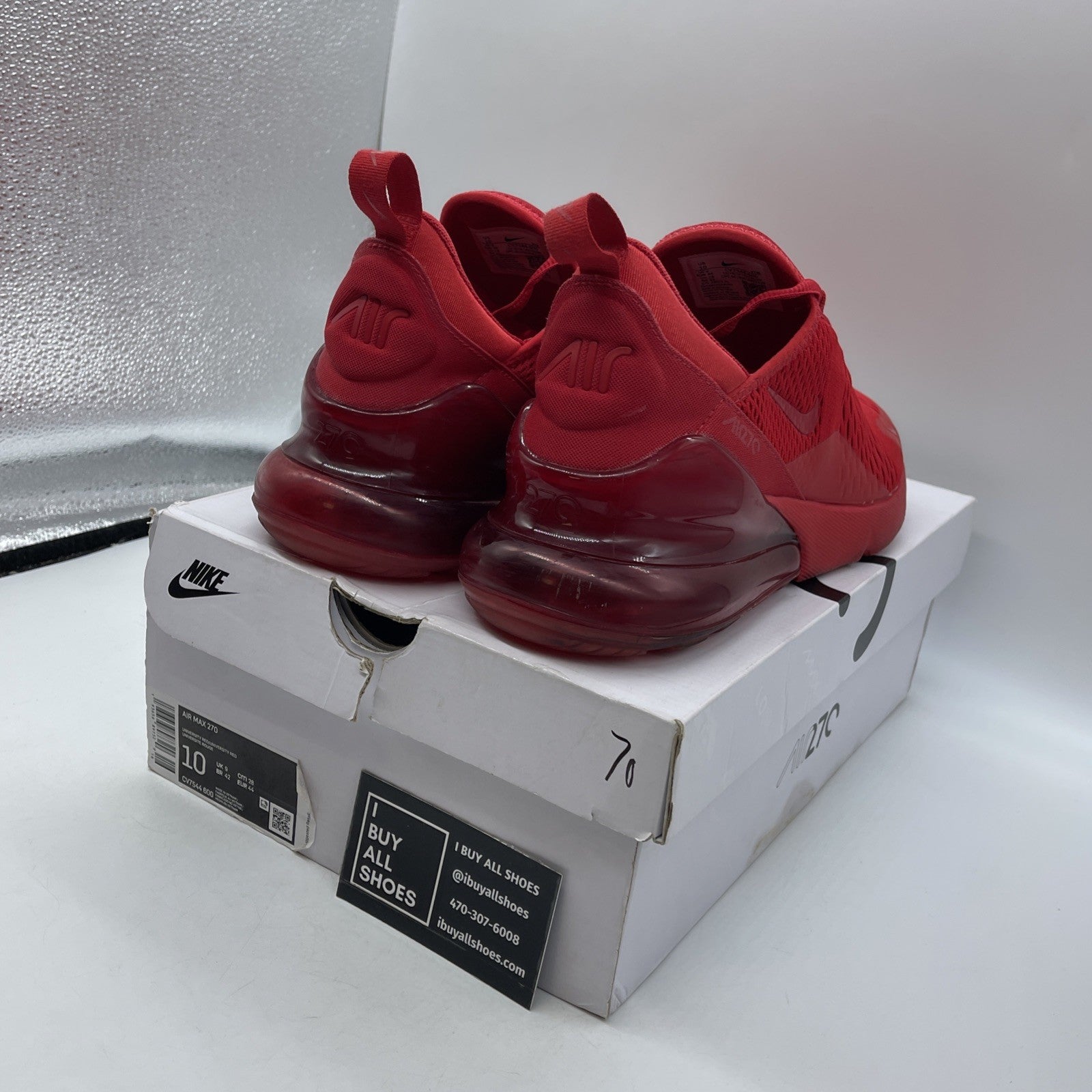 Size 10 - Nike Air Max 270 University Red (CV7544-600)