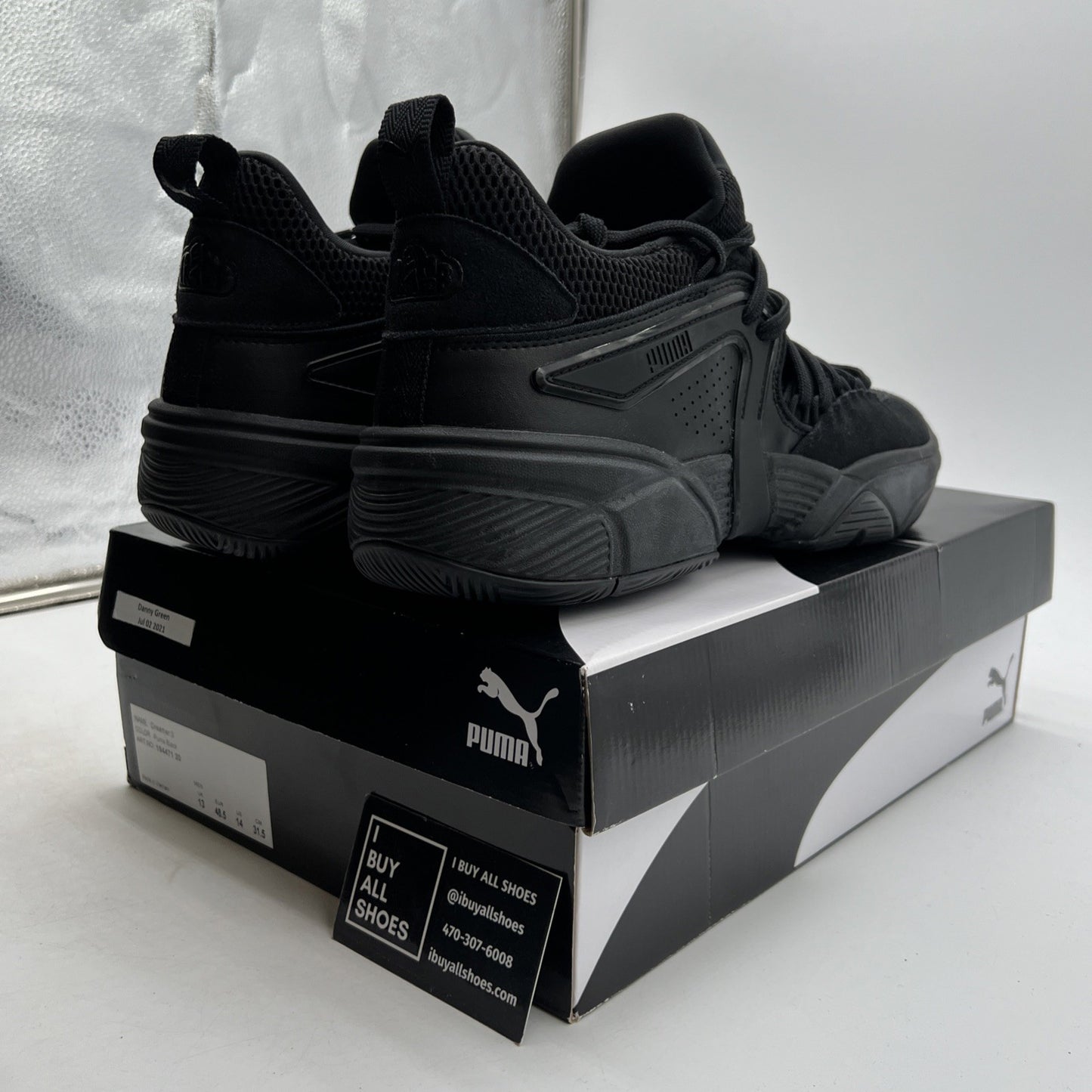 Size 13 - PUMA Dreamer 3 Mid tops: Triple Black (194471-20)