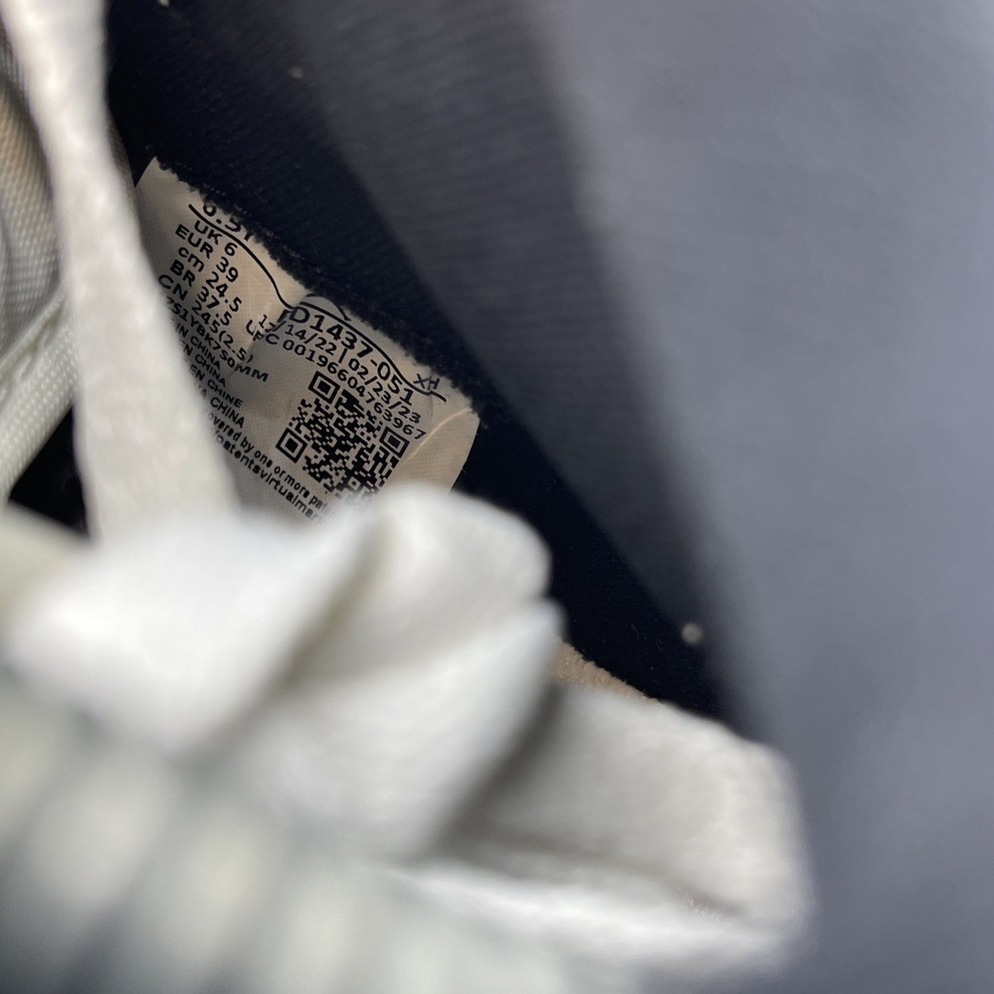 Size 6.5 (GS) - Air Jordan 1 High Retro OG Washed Black