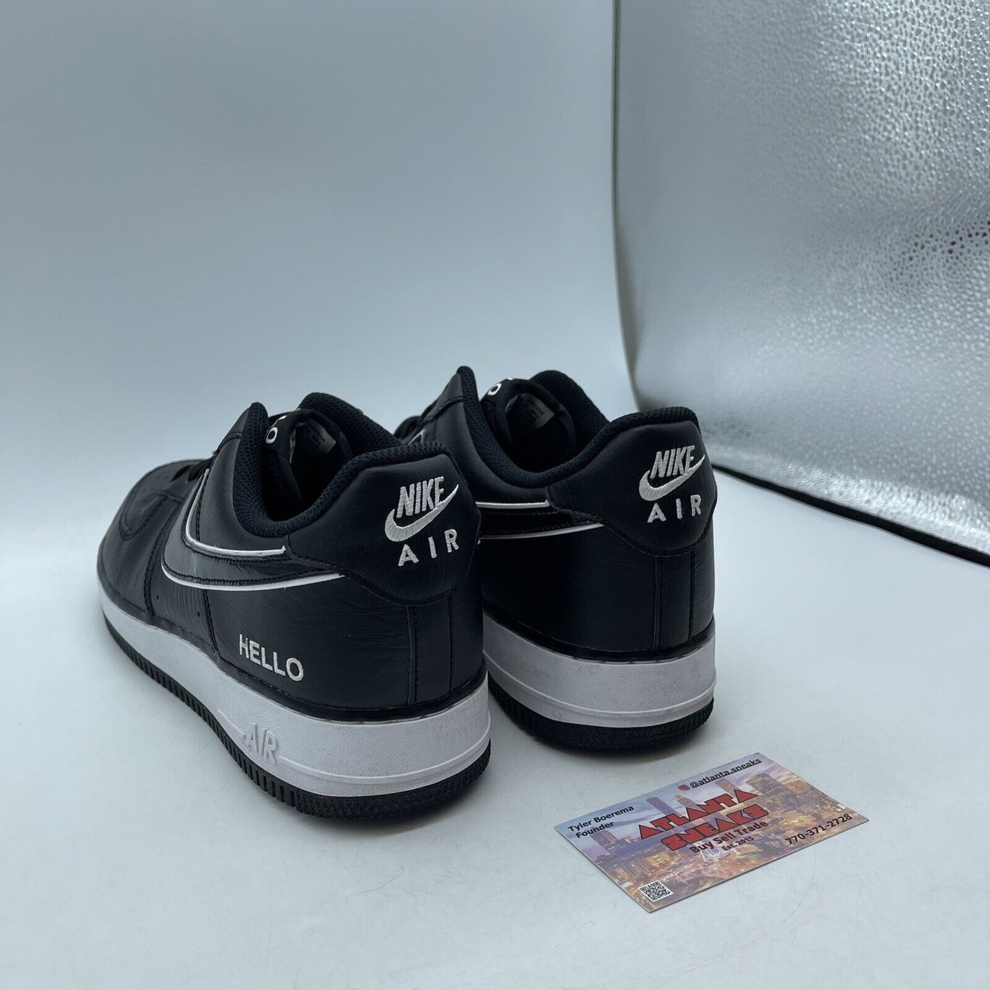 Size 11 - Nike Urbanstar x Air Force 1 '07 LX HELLO Pack - Black (CZ0327-001)