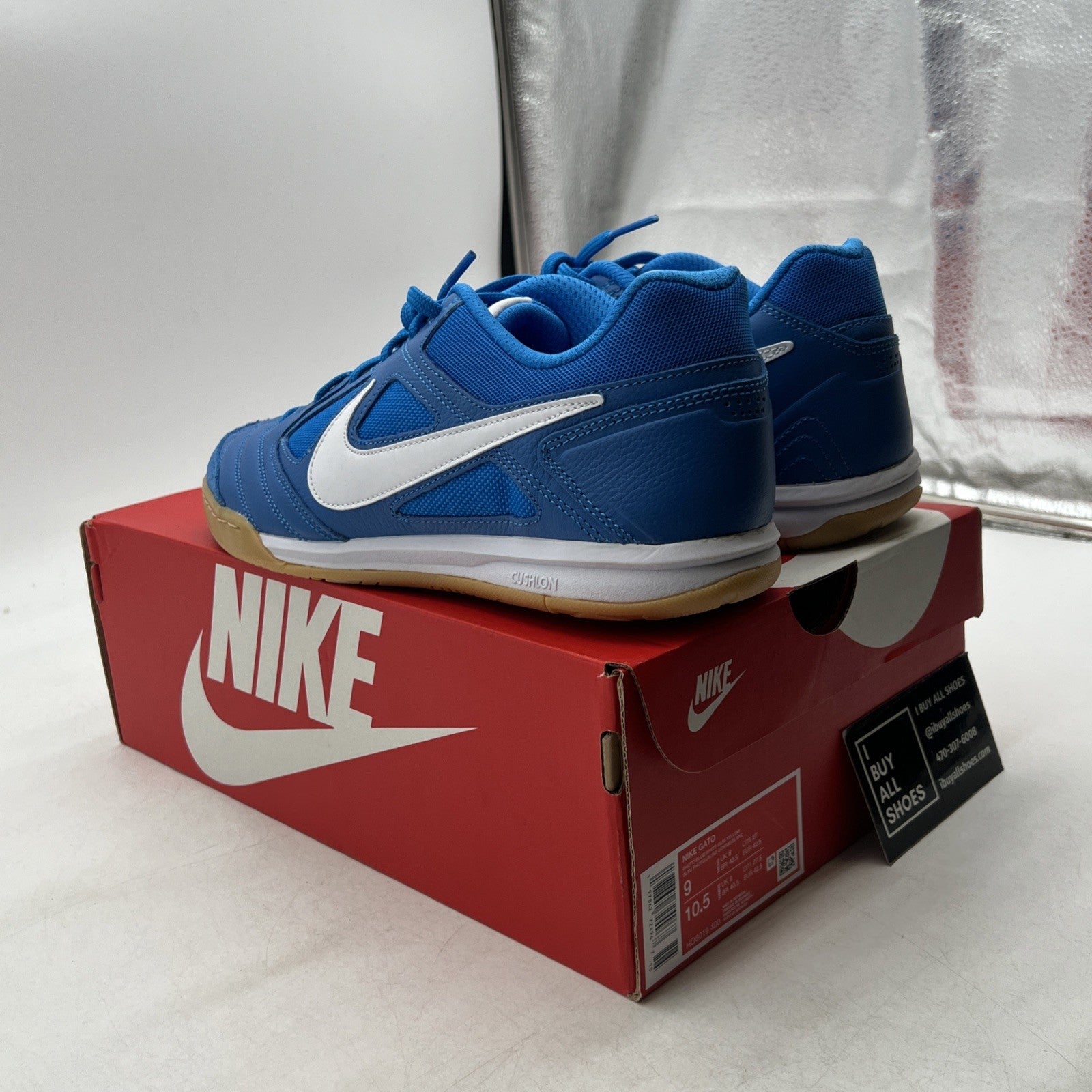 Size 9 - Nike Gato Photo Blue Gum (HQ6019-400)