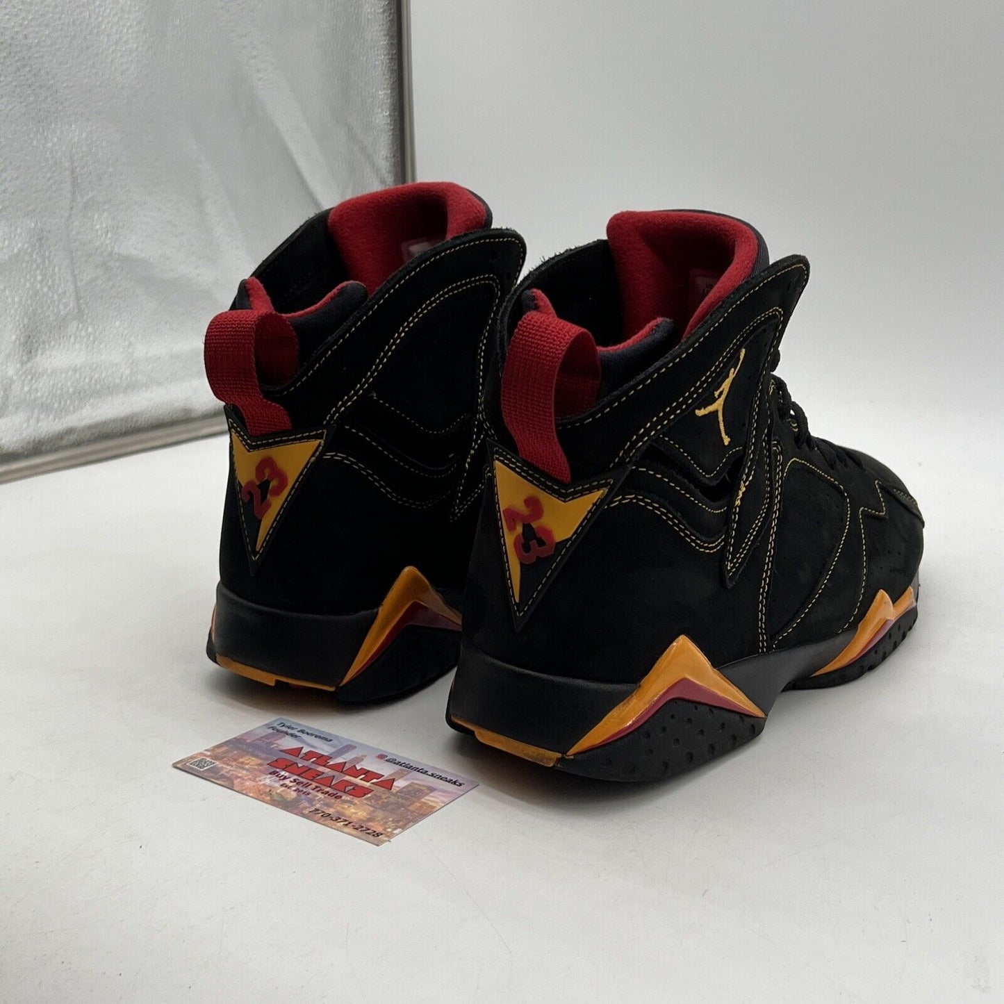 Size 11.5 - Jordan 7 Retro Citrus Yellow Red Suede (CU9307-081)