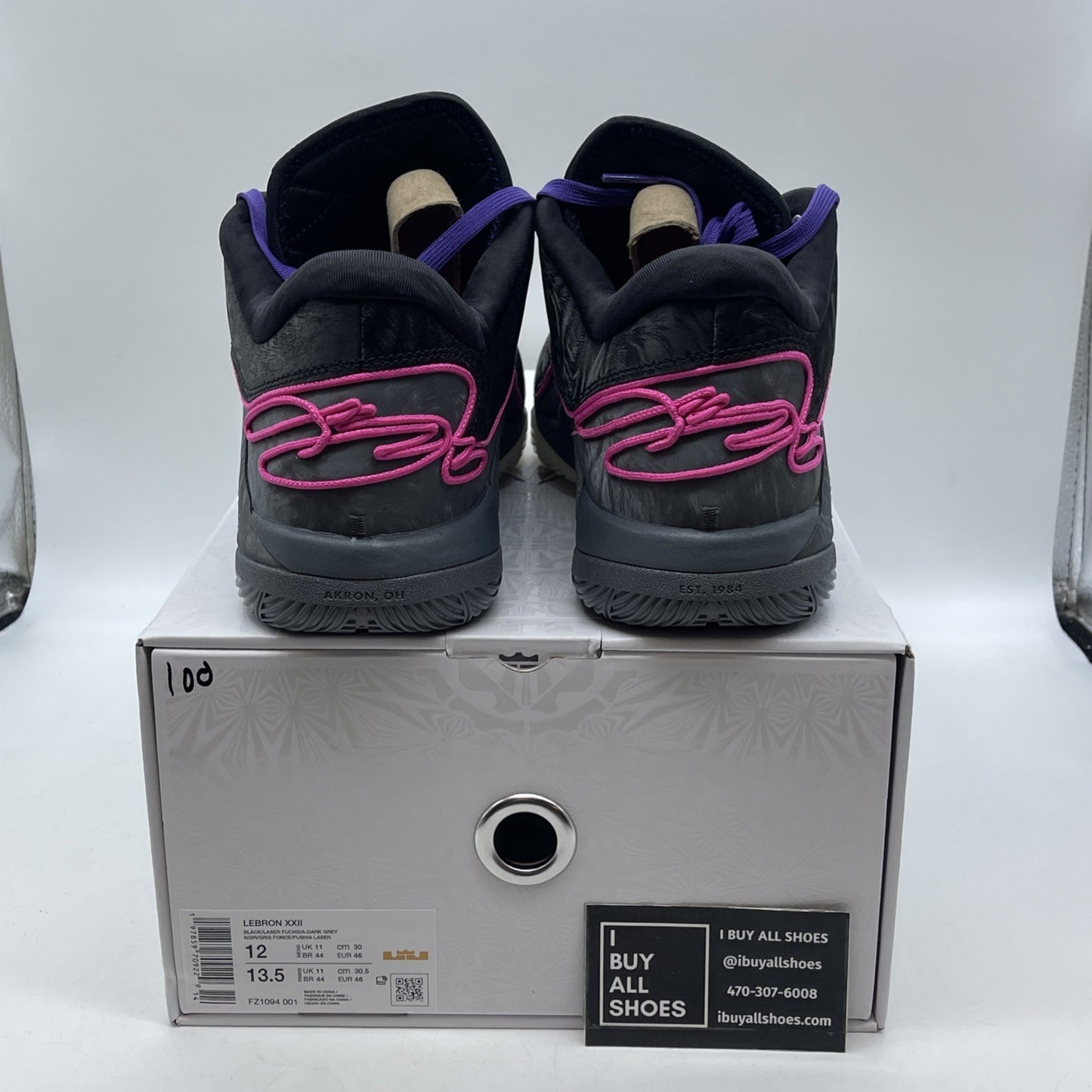 Size 12 - Nike LeBron 22 Blacklight (FZ1094-001)