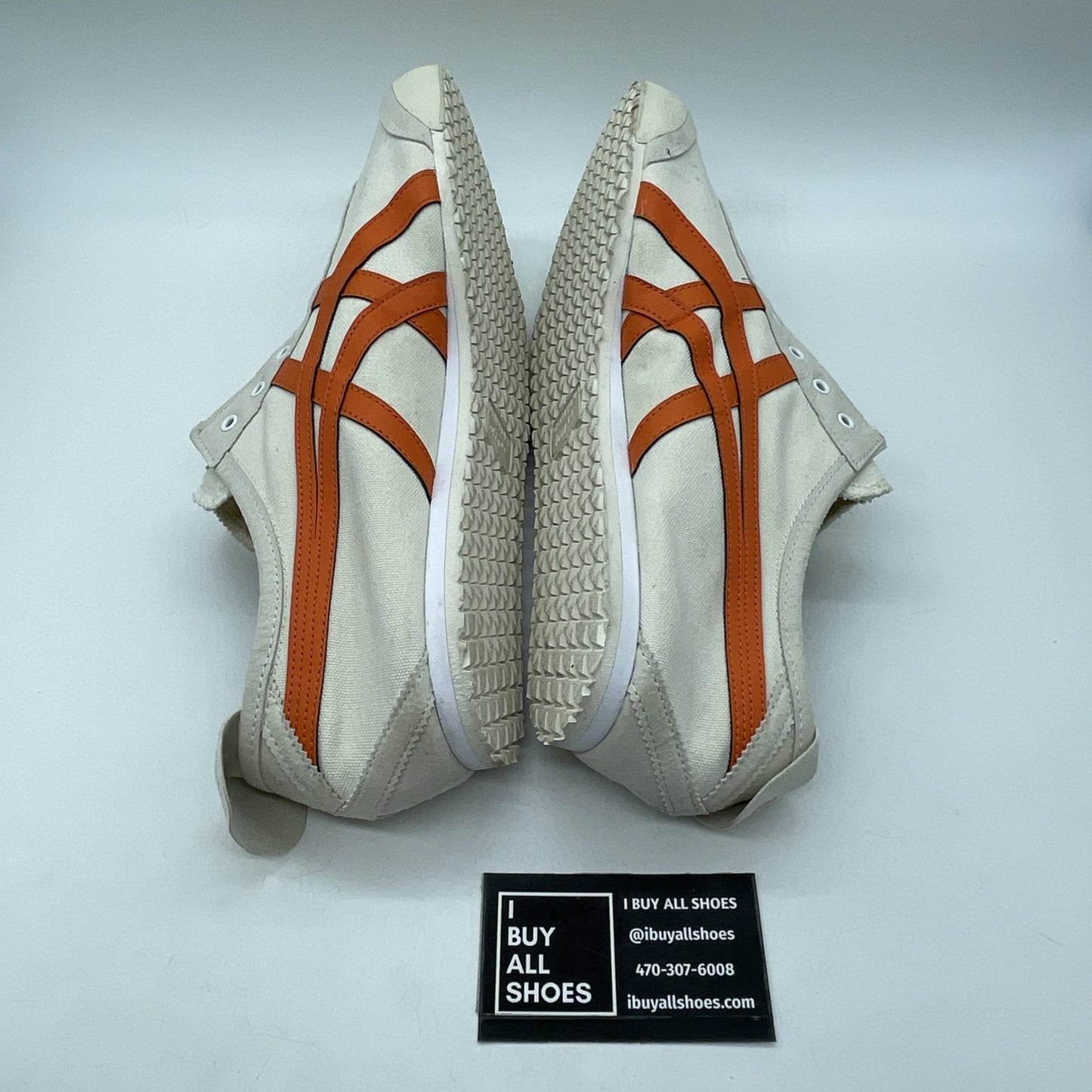 Size 13 - Mexico 66 Slip-on Birch Orange Tan White Suede Leather (1183A360)