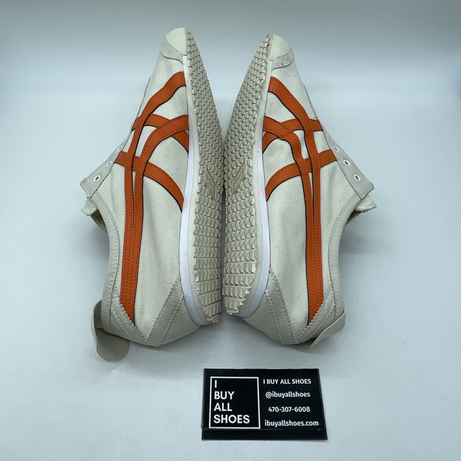 Size 13 - Mexico 66 Slip-on Birch Orange Tan White Suede Leather (1183A360)