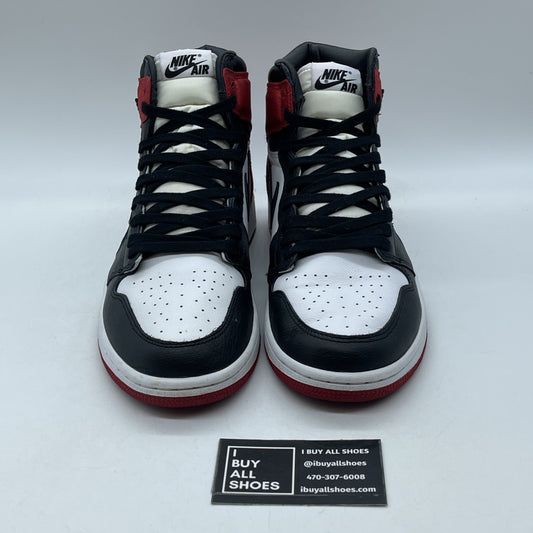 Size 11W - Air Jordan 1 Retro High Satin Black Toe (CD0461-016)