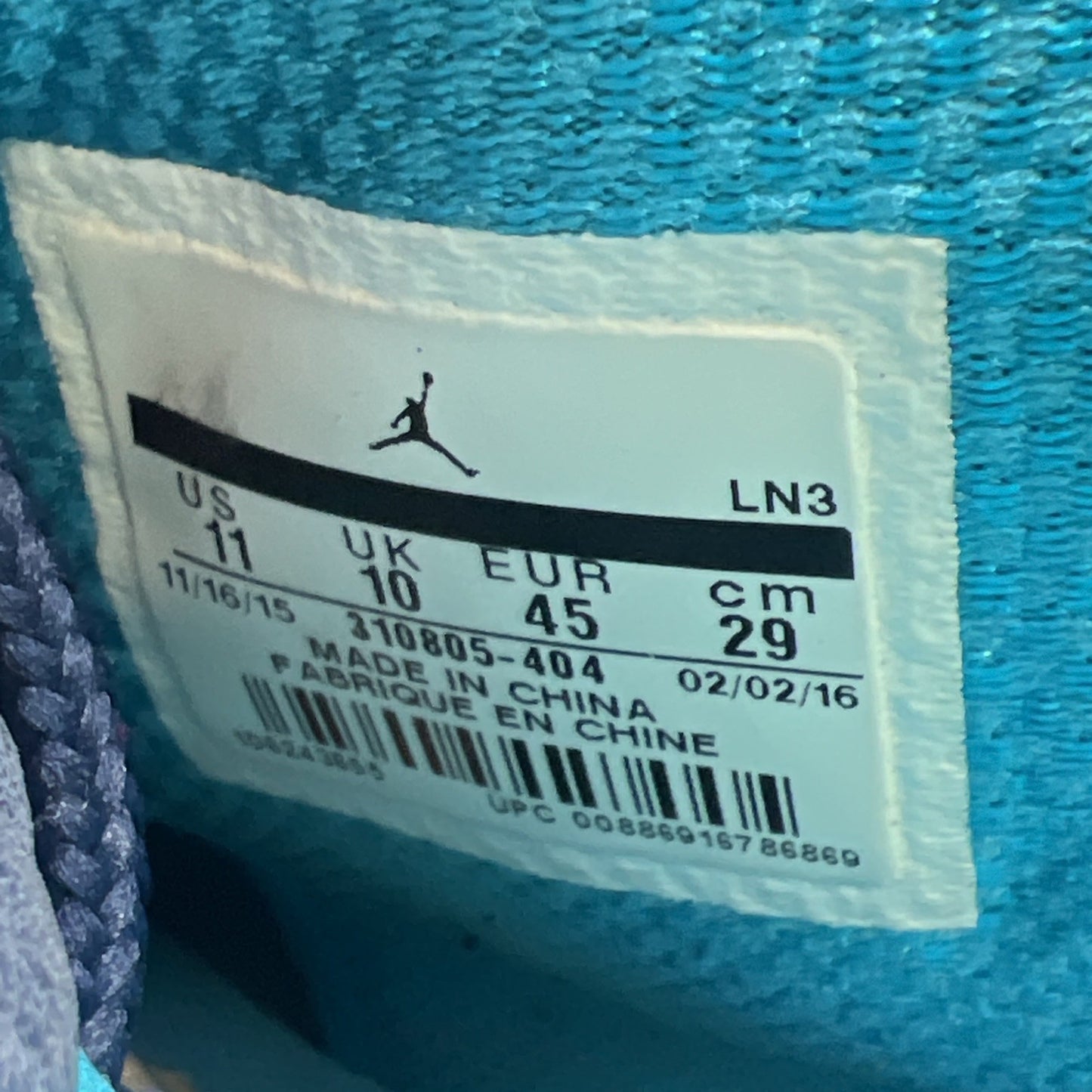 Size 11 - Air Jordan 10 Retro Los Angeles (310805-404)