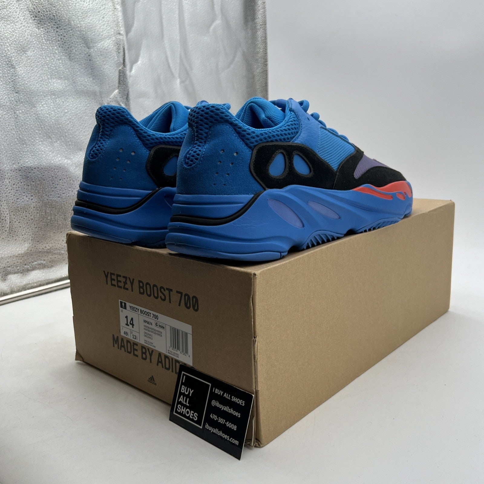 Size 14 - adidas Yeezy Boost 700 Hi-Res Blue (HP6674)
