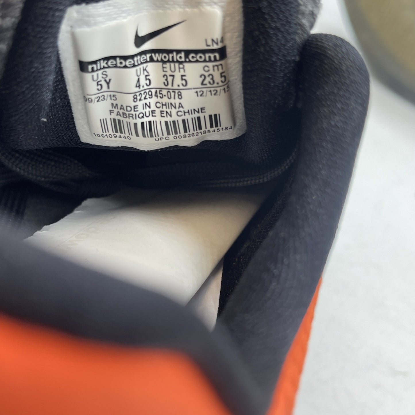 Size 5Y - Nike KOBE 11 XI Elite Low Easter  GREY/VOLT Orange (822945-078)
