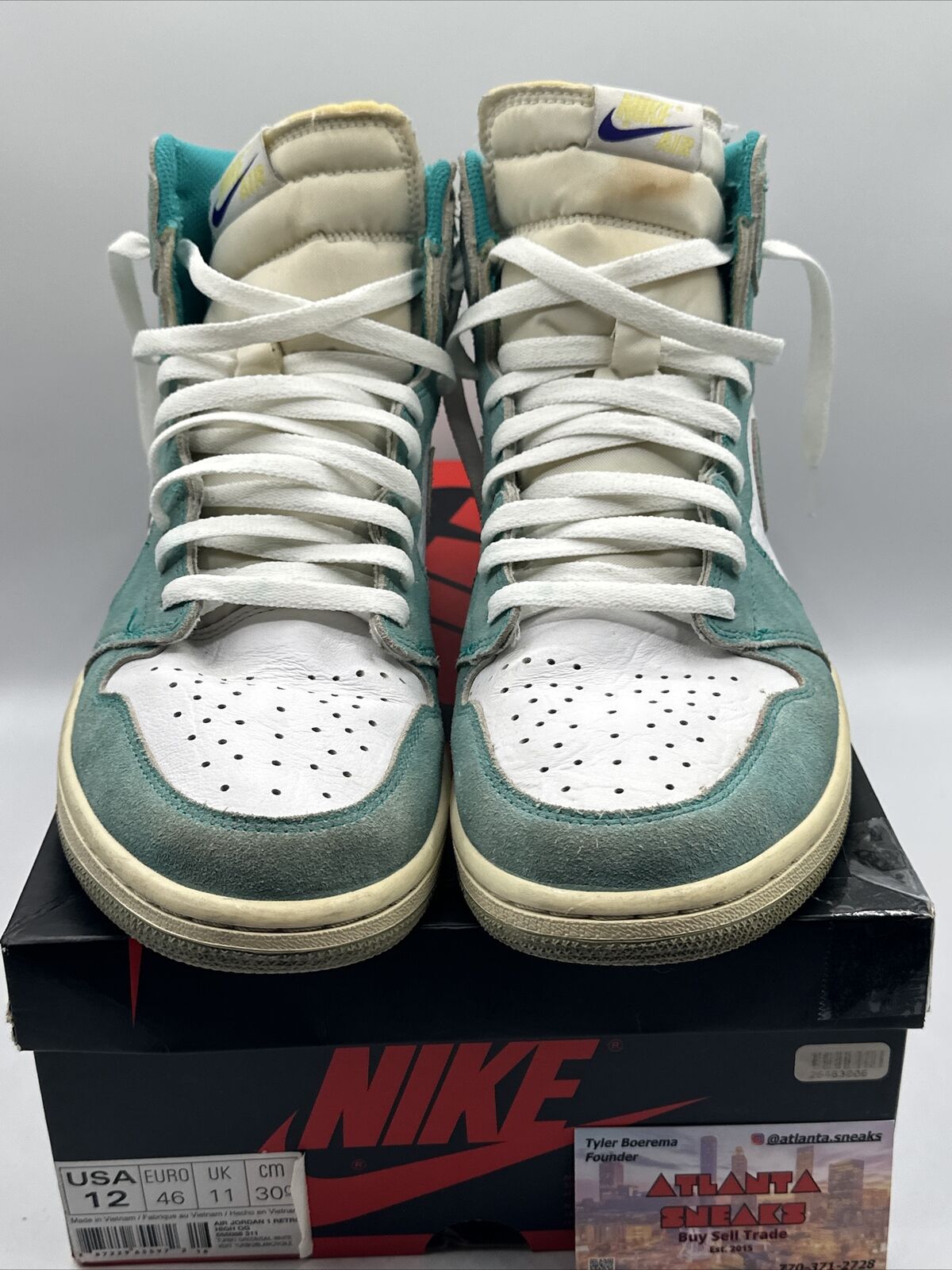 Size 12 - Jordan 1 Retro High OG Turbo Green 2019