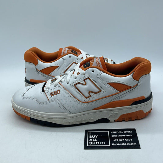 Size 8 - New Balance 550 Varsity Orange White Black Leather (BB550HG1)