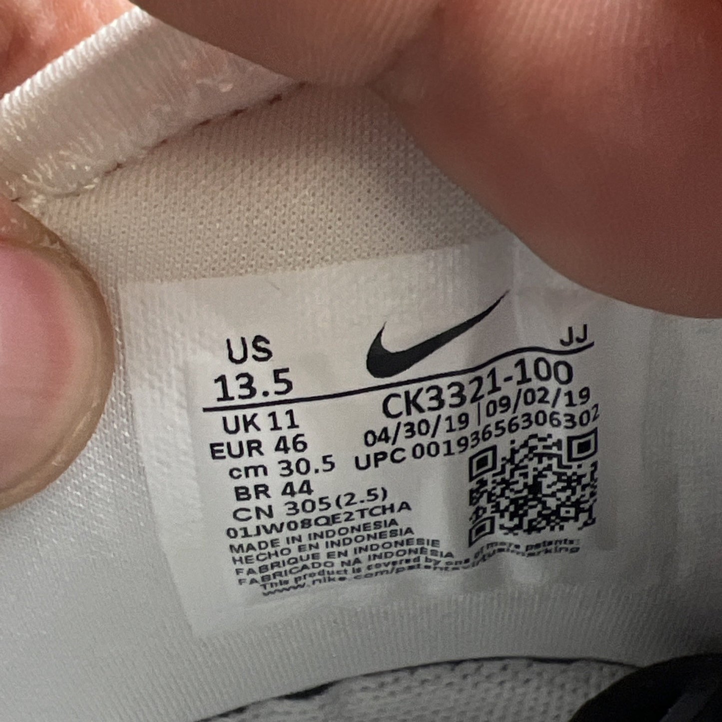 Size 13.5 - Nike Olivia Kim x Air Footscape No Cover W (CK3321-100)
