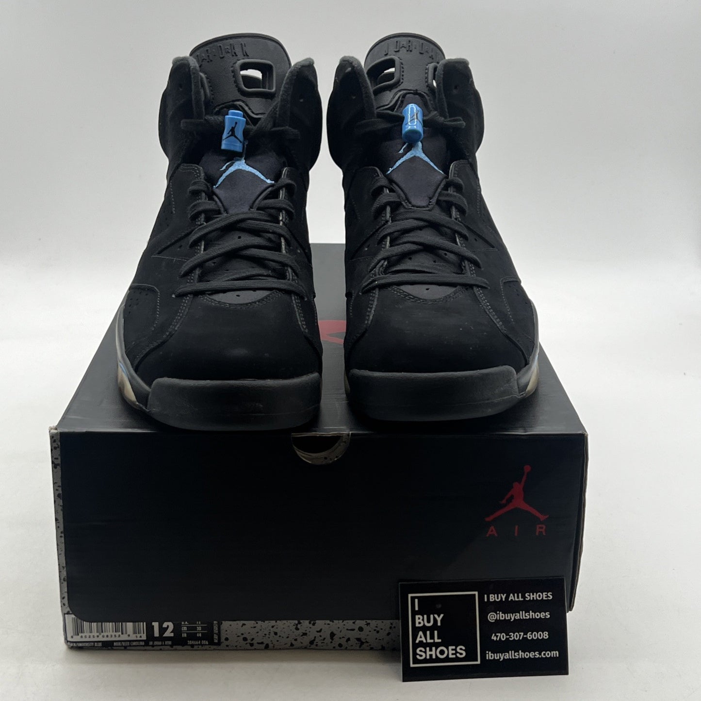 Size 12 - Air Jordan 6 Retro UNC (384664-006)