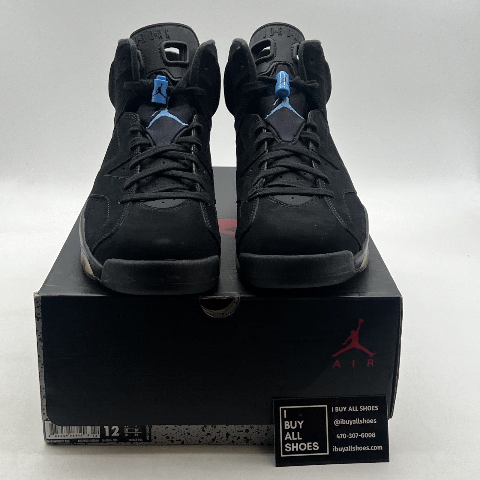 Size 12 - Air Jordan 6 Retro UNC (384664-006)
