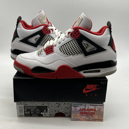 Size 9 - Jordan 4 Retro OG Mid Fire Red (DC7770-160)