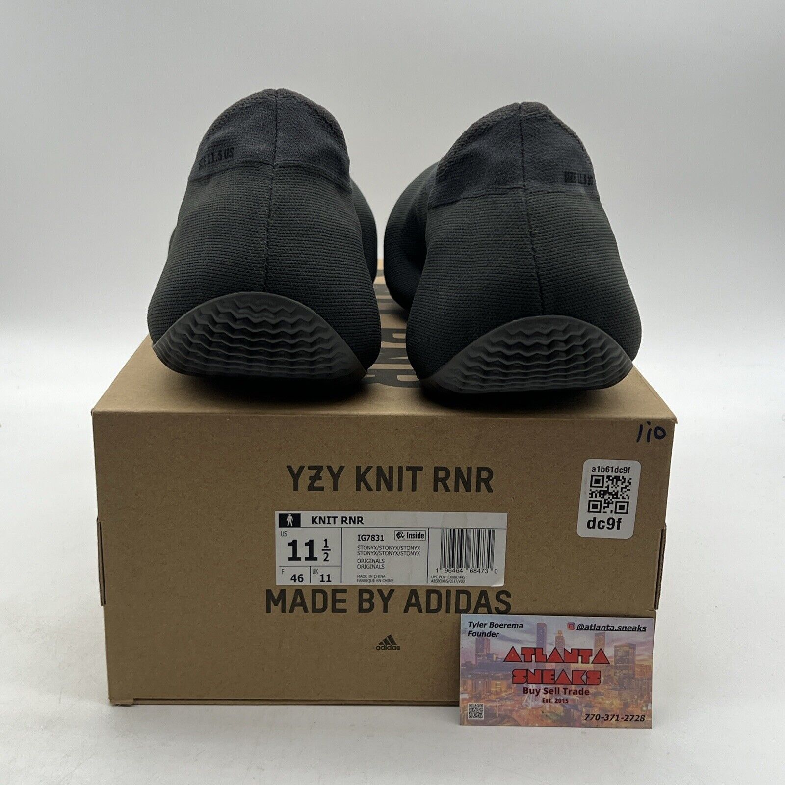 Size 11.5 - adidas Yeezy Knit Runner Stone Onyx (IG7831)