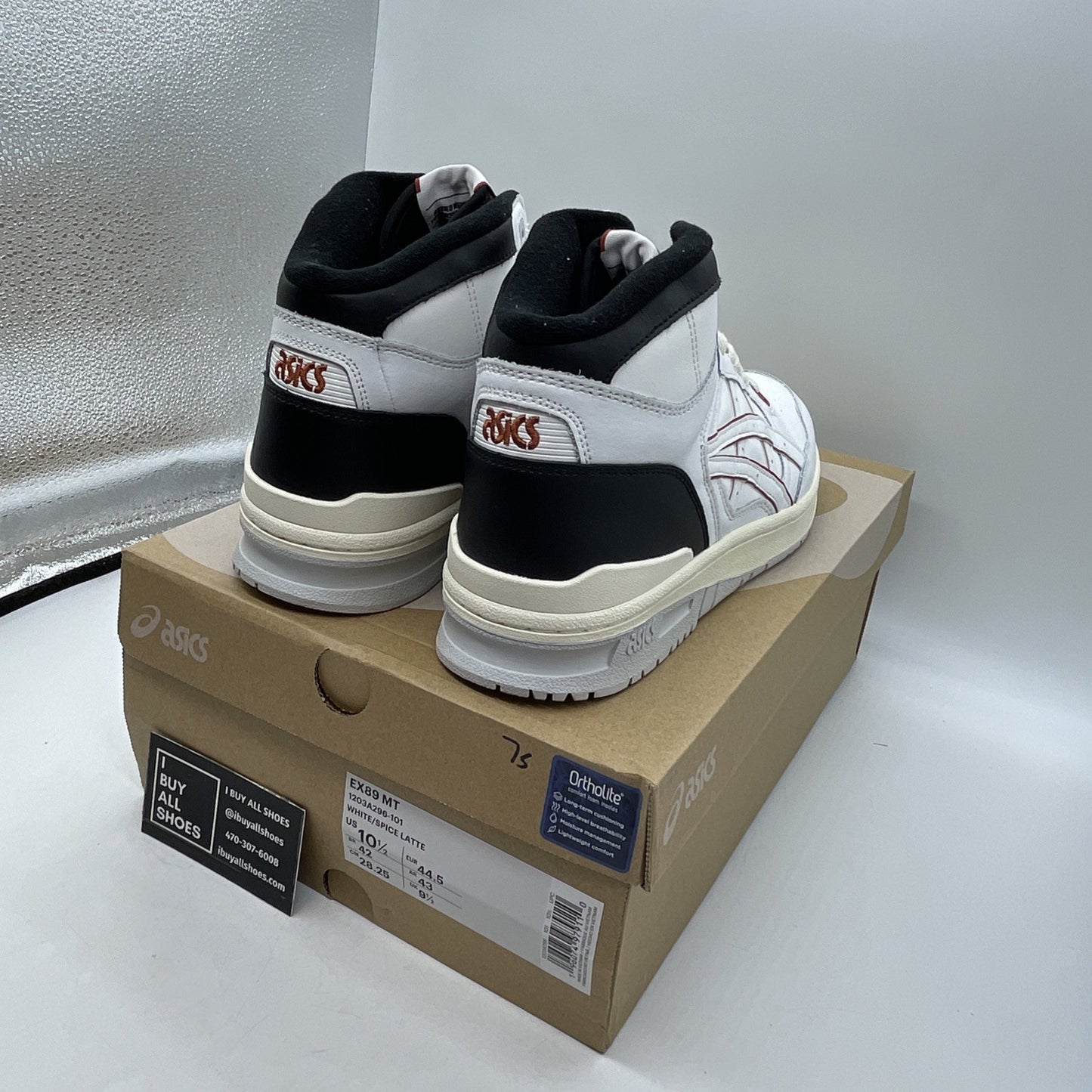 Size 10.5 - Asics EX89 MT White Spice Latte (EX89MT)
