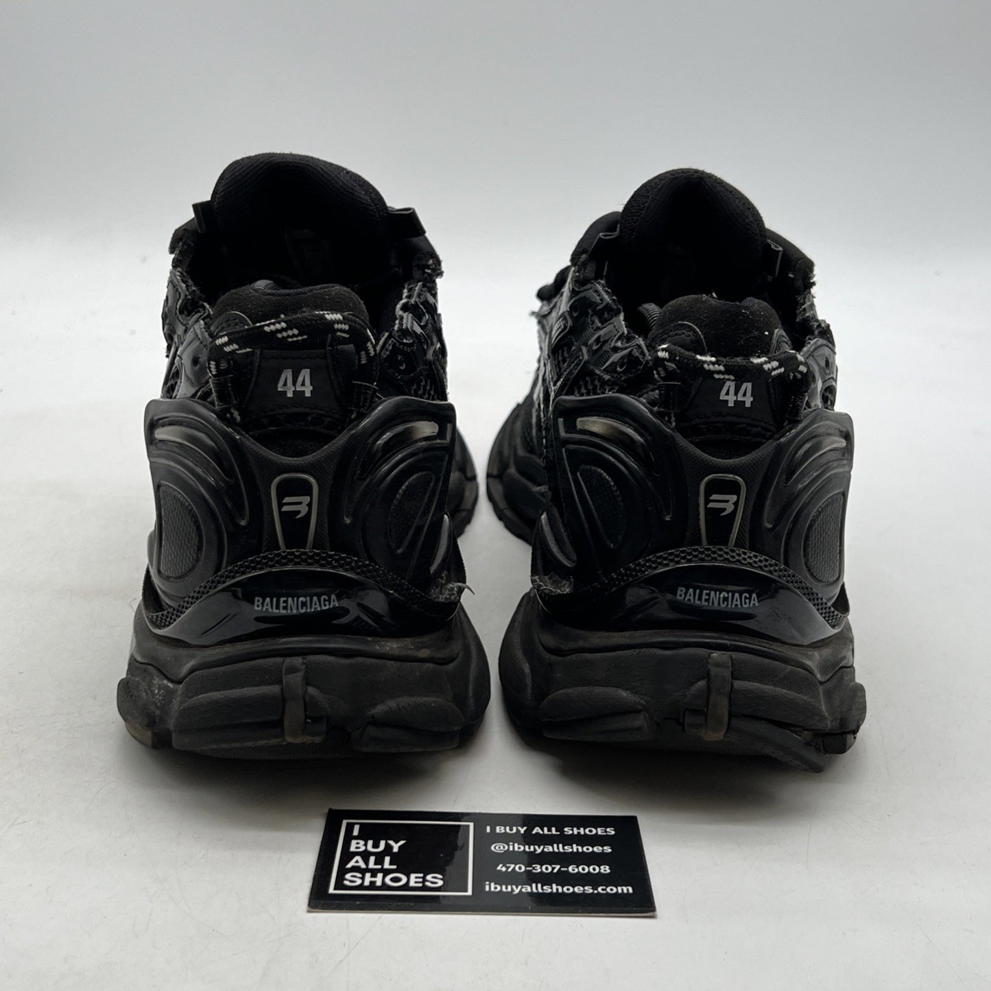 Size 11 - Balenciaga Runner Sneaker, black