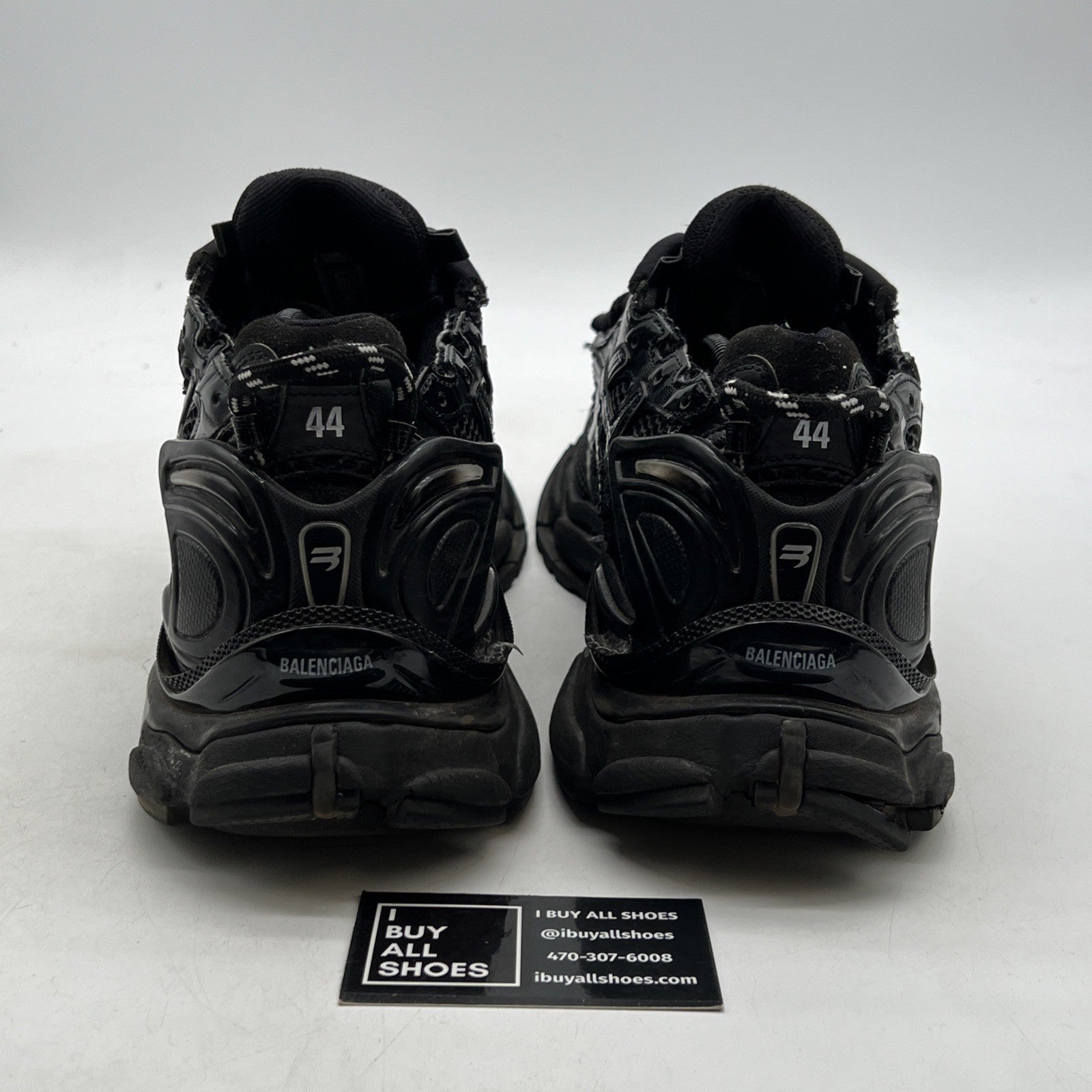 Size 11 - Balenciaga Runner Sneaker, black