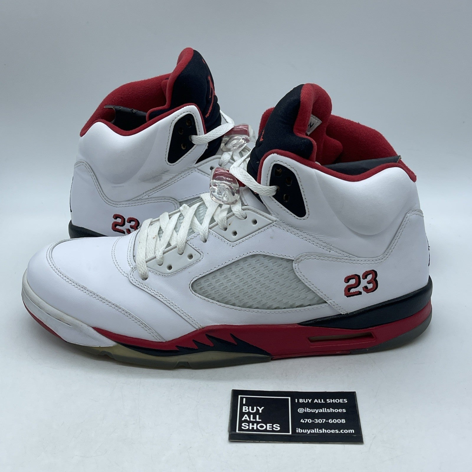 Size 13 - Air Jordan 5 Retro 2016 Low Fire Red (136027-120)
