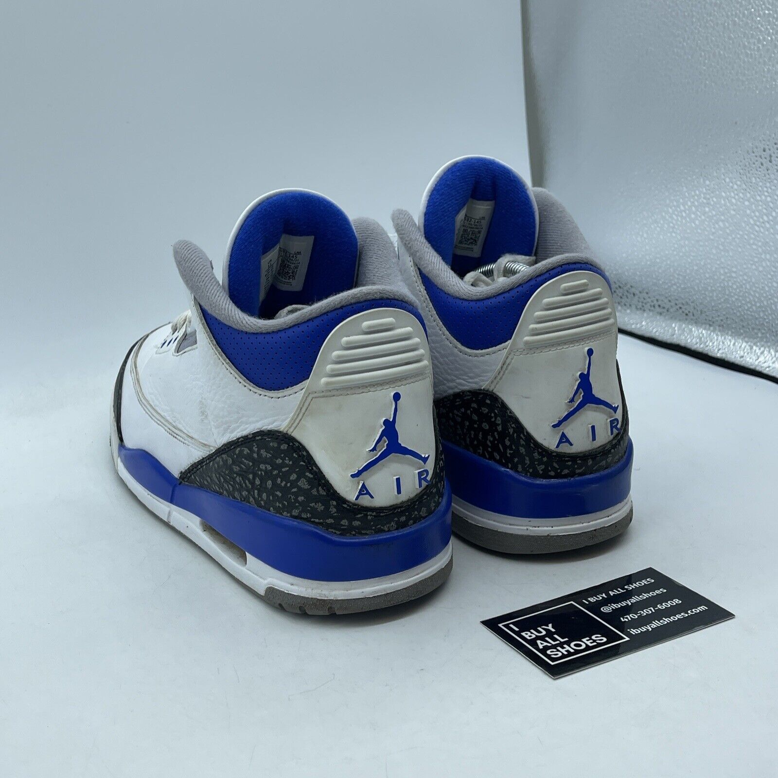 Size 11 - Jordan 3 Retro Mid Racer Blue White Grey Suede Leather (CT8532-145)