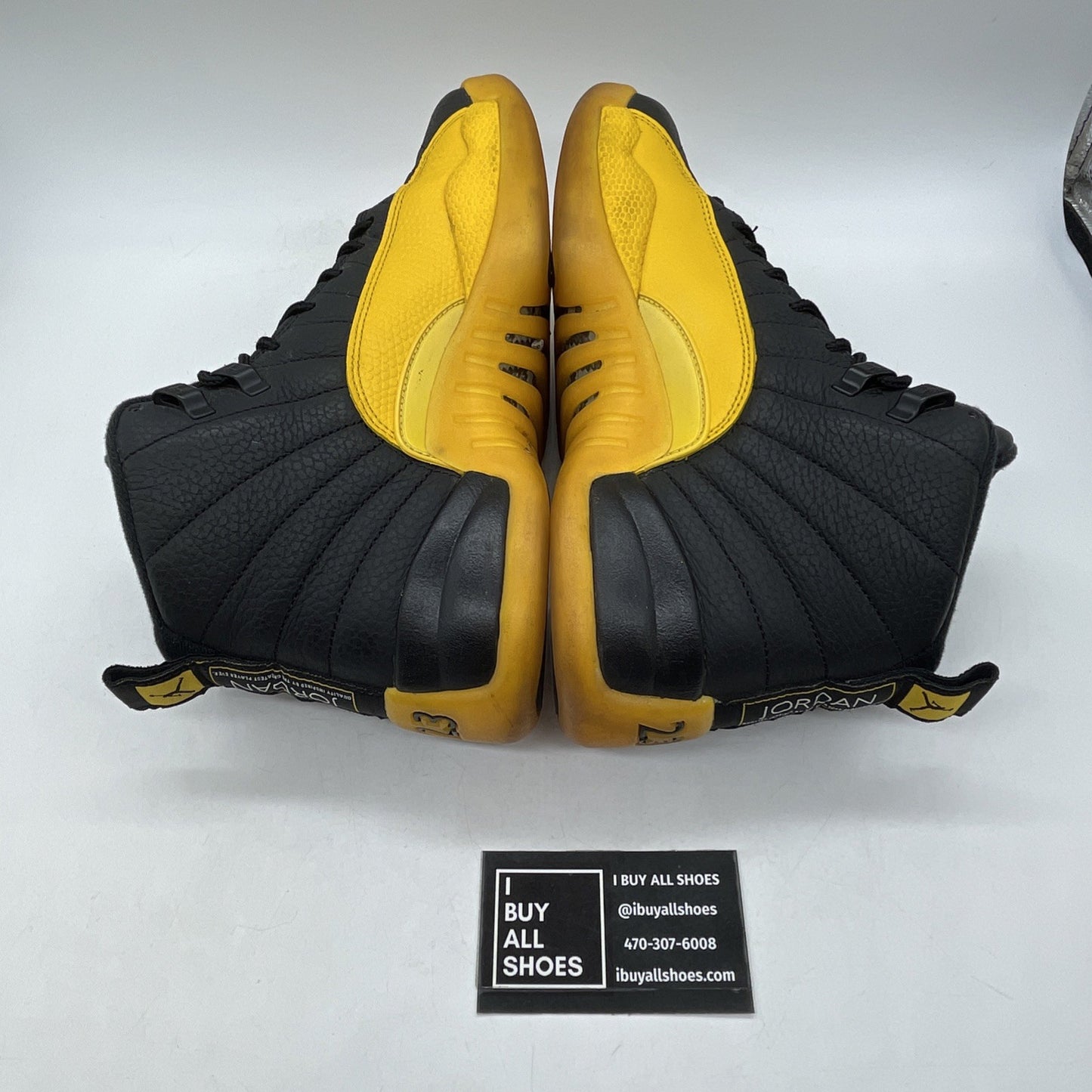 Size 8.5 - Jordan 12 Retro University Gold Yellow Black Leather (130690-070)