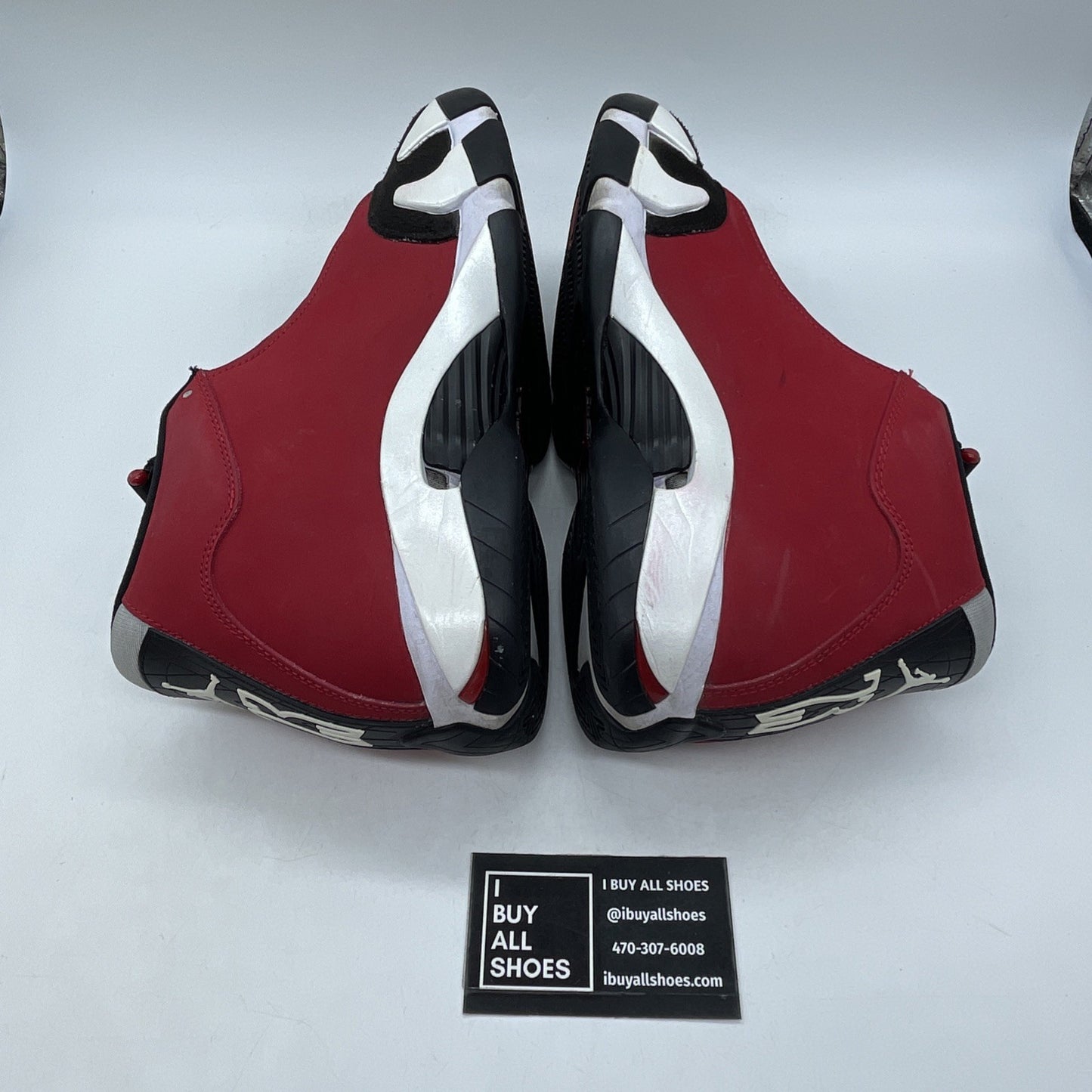 Size 10 - Air Jordan 14 Retro Gym Red Black Suede Leather (487471-006)