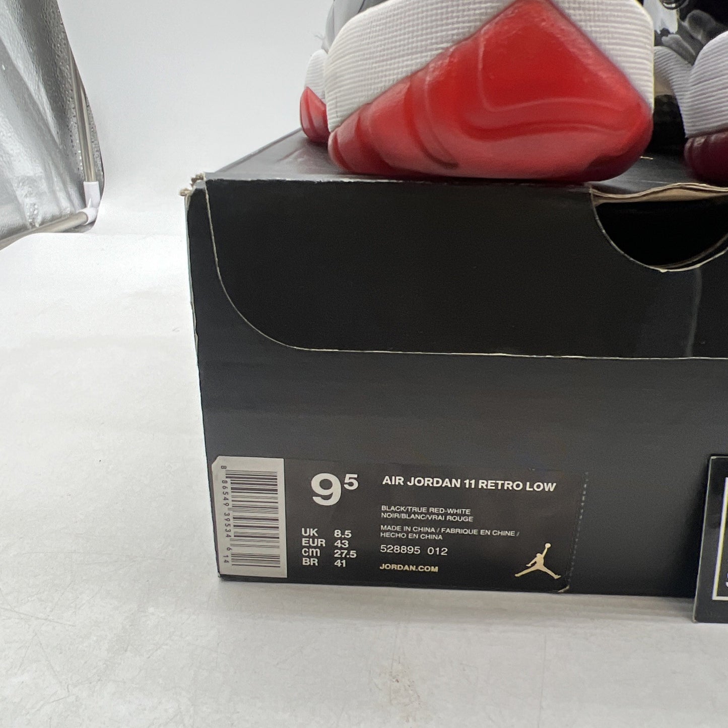 Size 9.5 - Air Jordan 11 Retro 2015 Low Bred (528895-012)