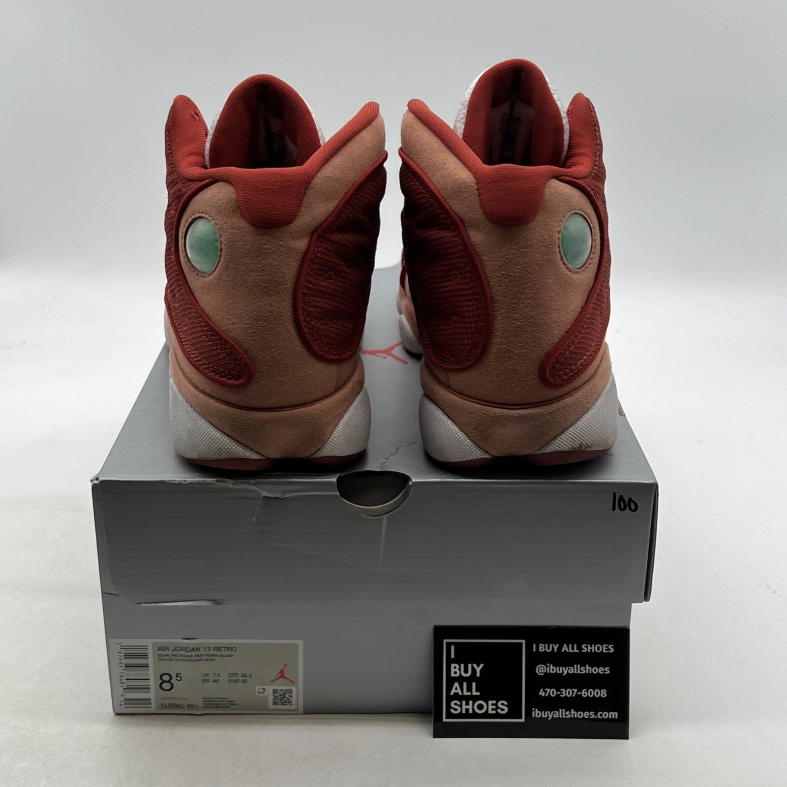 Size 8.5 - Air Jordan 13 Retro Dune Red (DJ5982-601)