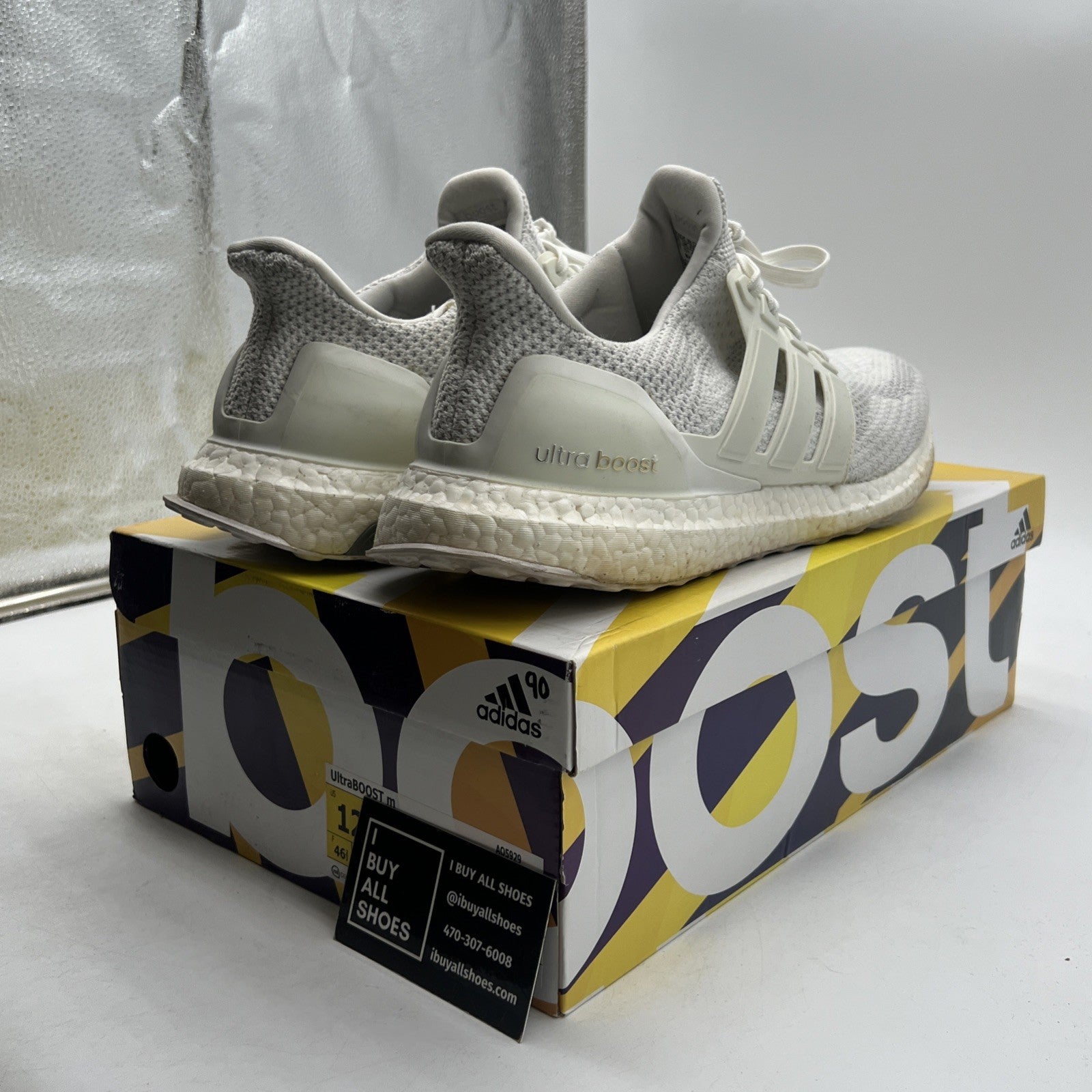 Size 12 - adidas UltraBoost 2.0 Triple White (AQ5929)
