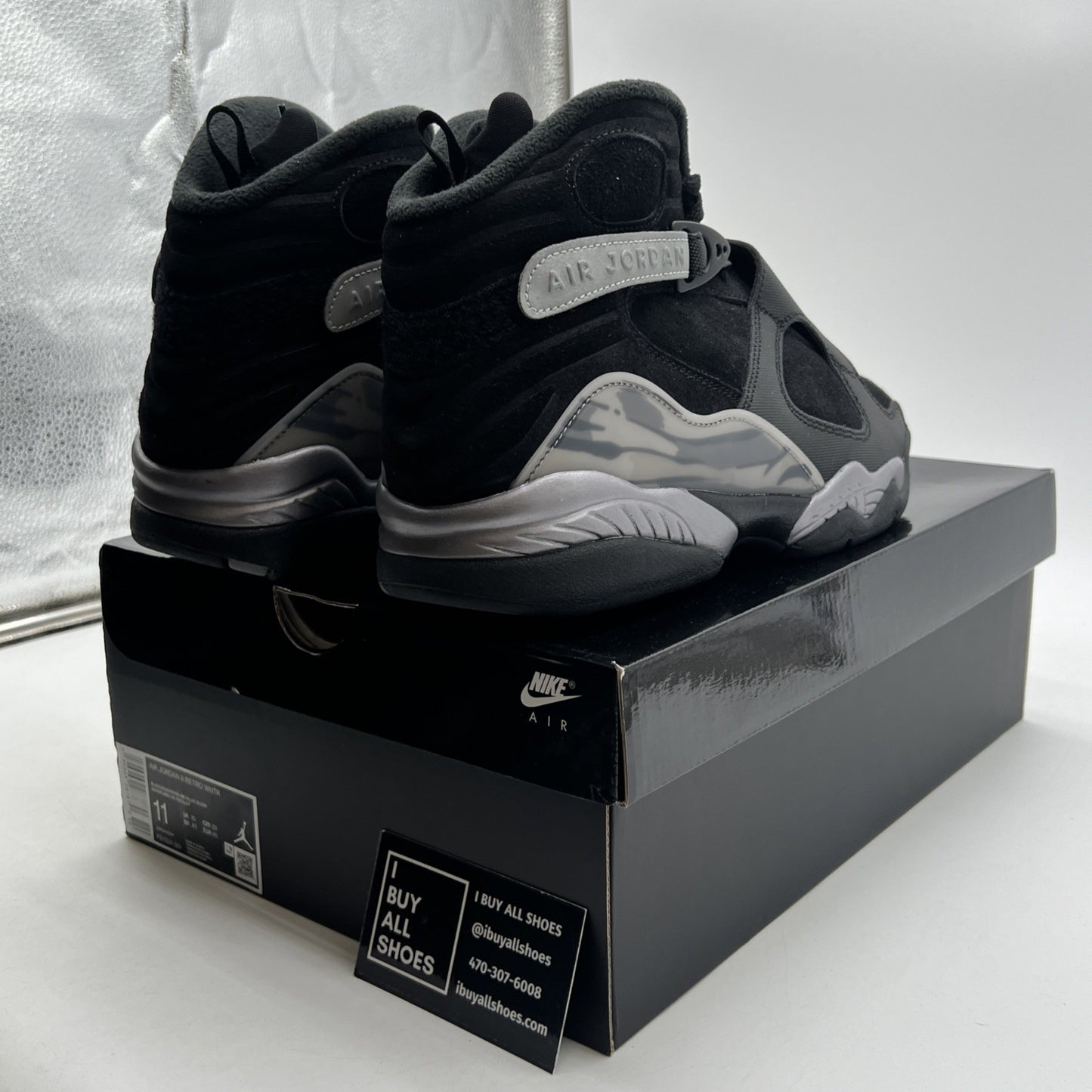Size 11 - Air Jordan 8 Retro Winterized Gunsmoke (FD1334-001)
