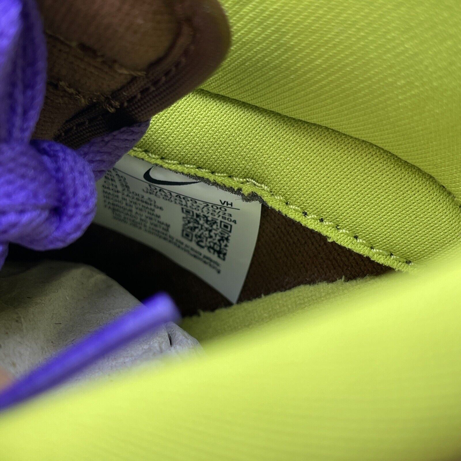 Size 7 - Nike Dunk SP Retro 2020 Low Veneer Green White Purple (DA1469-200)