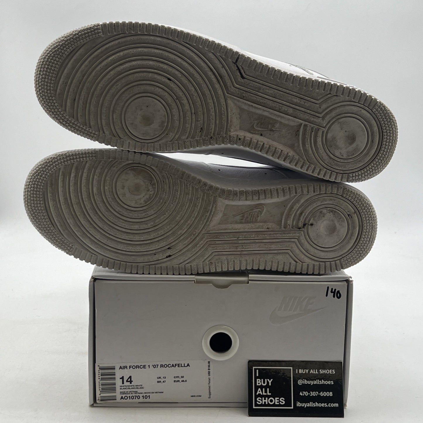 Size 14 - Nike Roc-A-Fella x Air Force 1 2017 AF100 (AO1070-101)