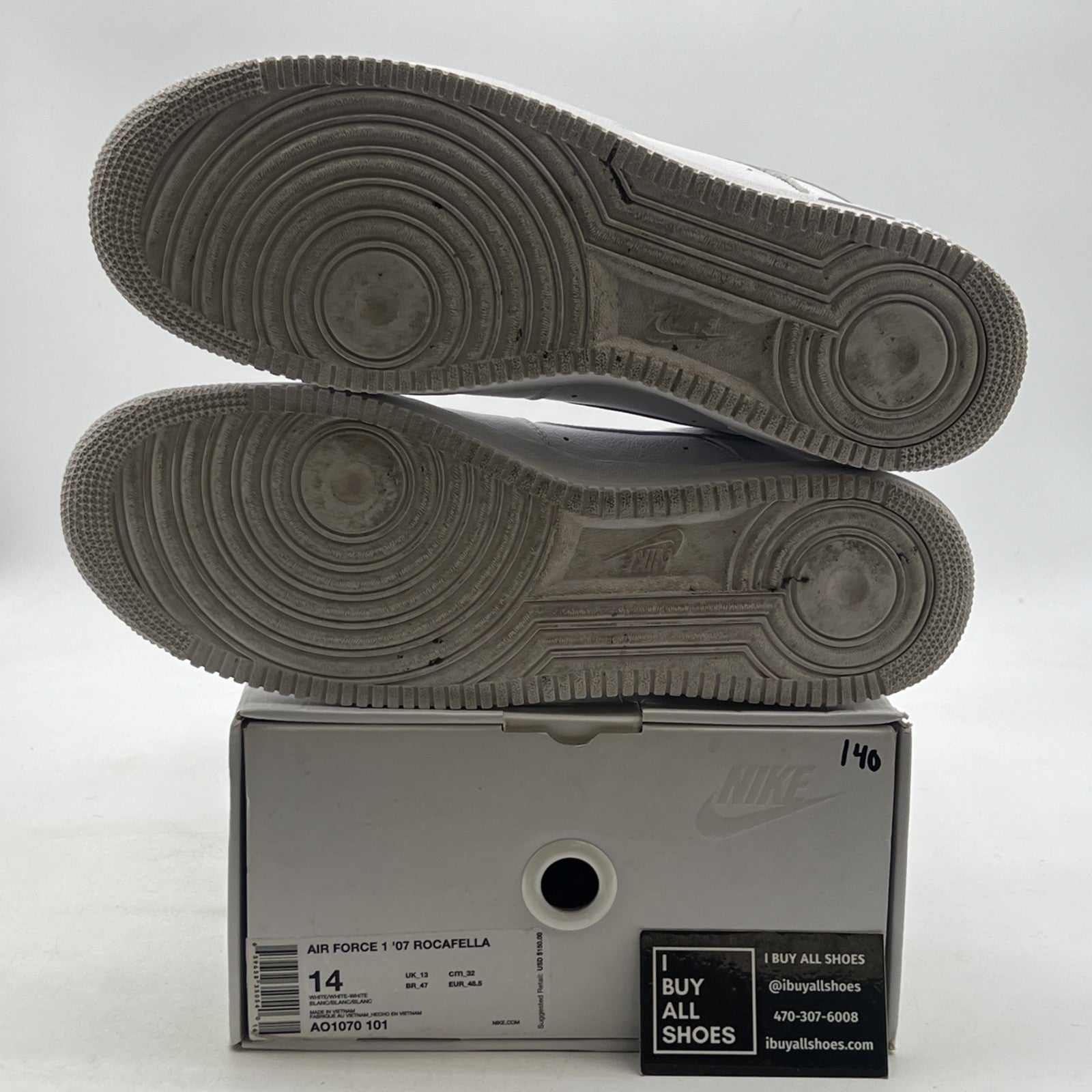 Size 14 - Nike Roc-A-Fella x Air Force 1 2017 AF100 (AO1070-101)