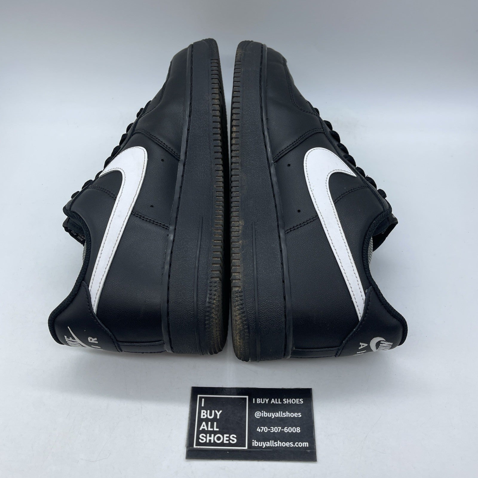 Size 11 - Nike Air Force 1 '07 Black White (FZ0627-010)