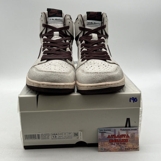 Size 13 - Jordan 1 OG x A Ma Maniere High Airness Maroon (DO7097-100)