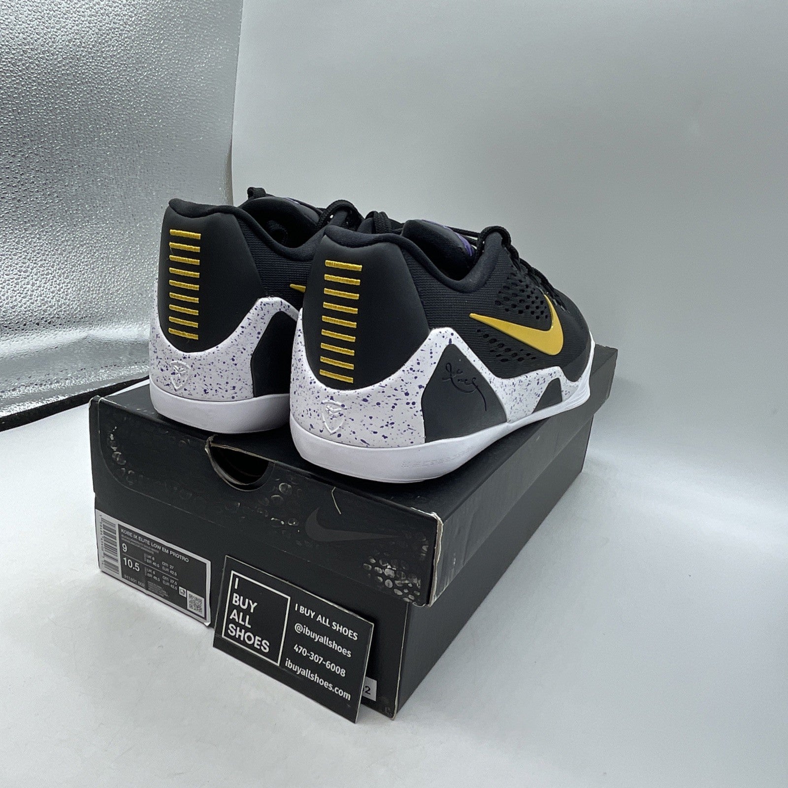 Size 9 - Nike Kobe 9 EM Protro TB Lakers Away (IH1401-002)
