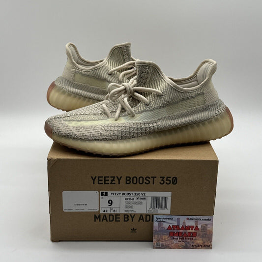 Adidas Yeezy Boost 350 V2 Citrin Non-Reflective Size 9 (FW3042) Green Brown Boos