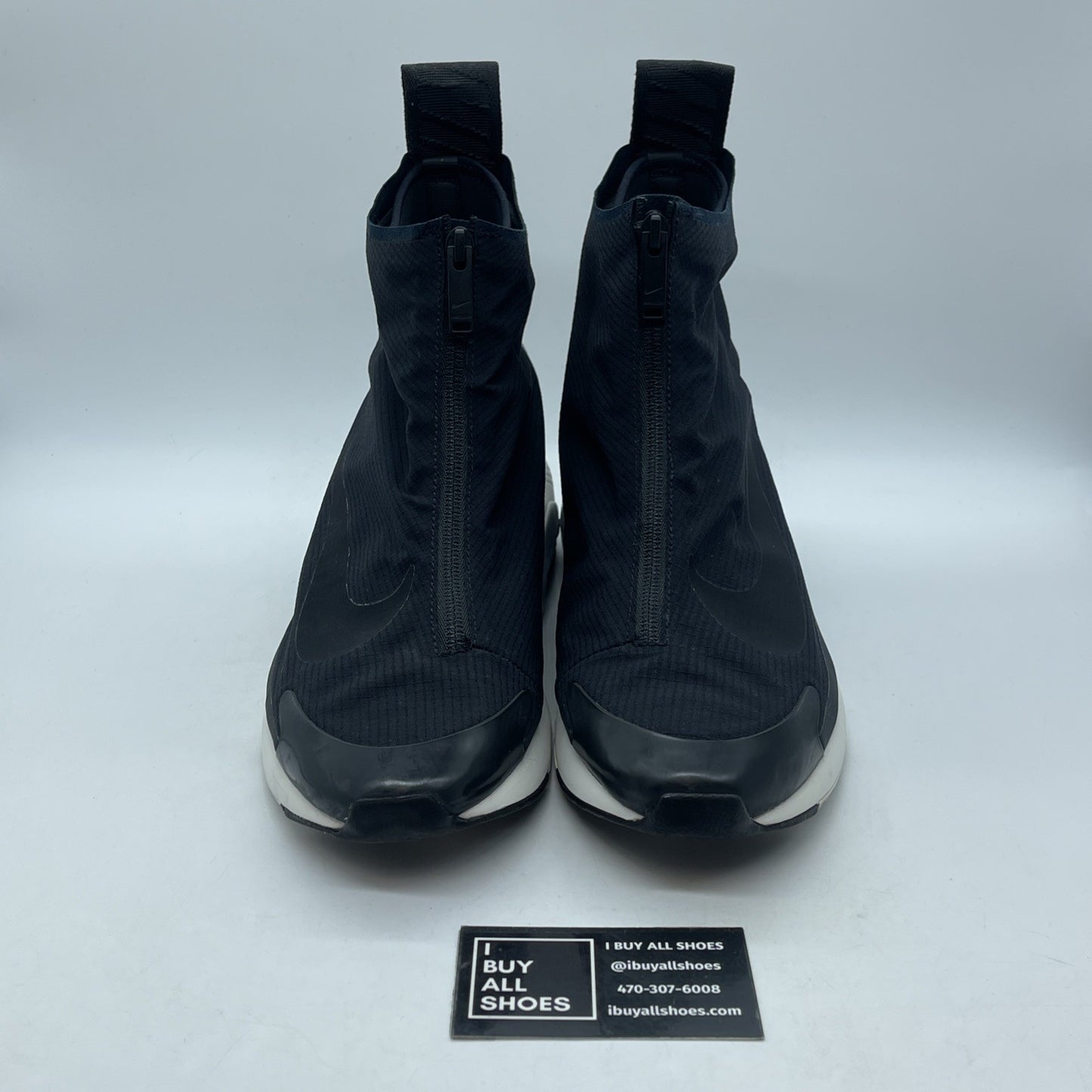 Size 10.5 - Nike AMBUSH x Air Max 180 High Black  Suede Leather (BV0145-001)