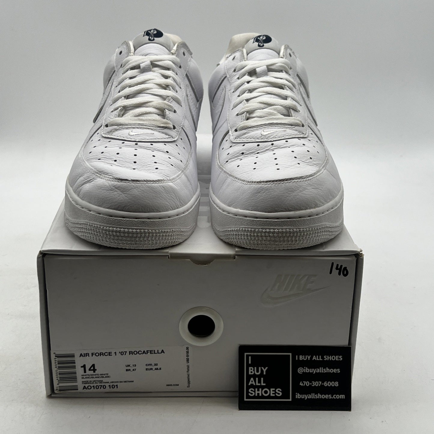Size 14 - Nike Roc-A-Fella x Air Force 1 2017 AF100 (AO1070-101)