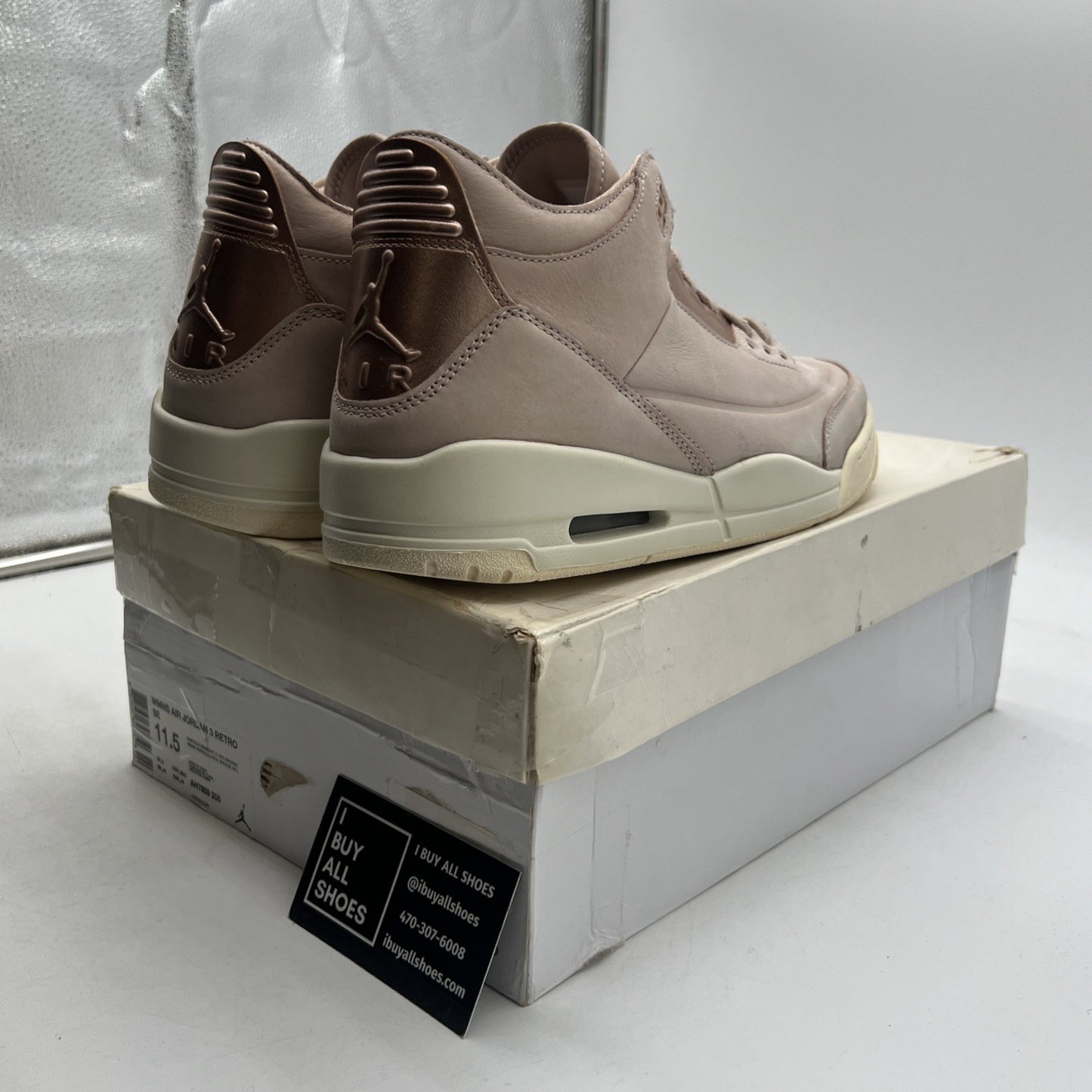 Size 11.5 - Air Jordan 3 SE Particle Beige W (AH7859-205)