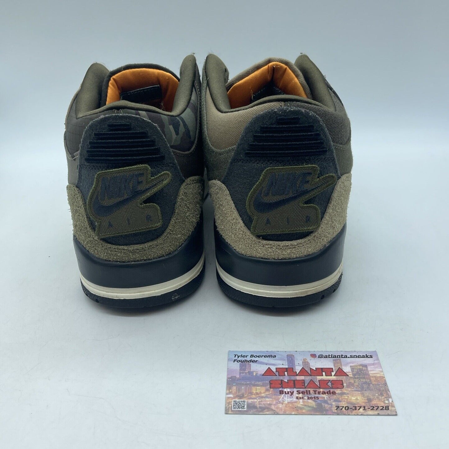 Size 13 - Jordan 3 Retro Patchwork 2021 Green Brown Orange Suede (DO1830-200)